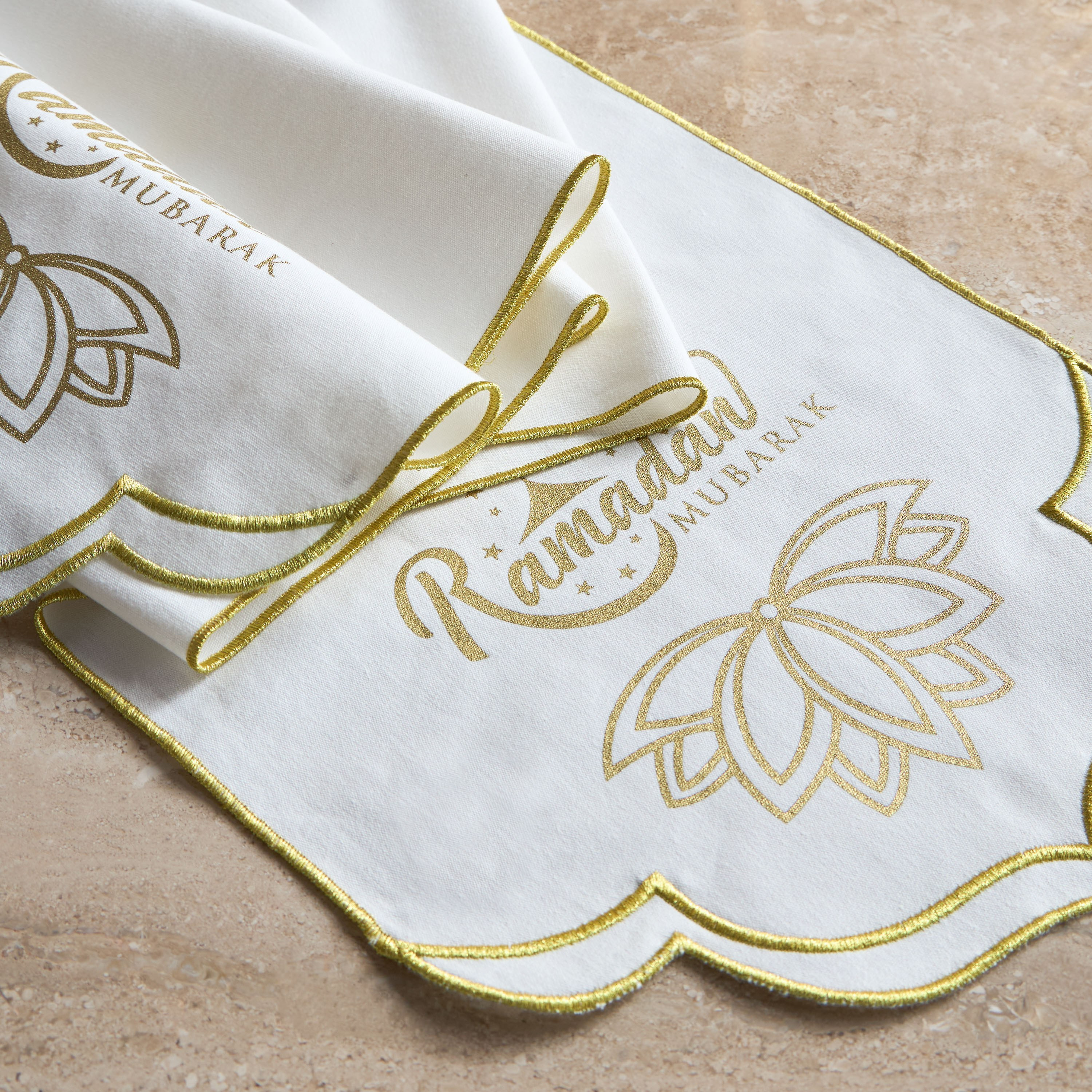 Ramadan Mubarak Runner - 30x180 cm-household-dining-tablelinen-runnersandtablecovers-image-2