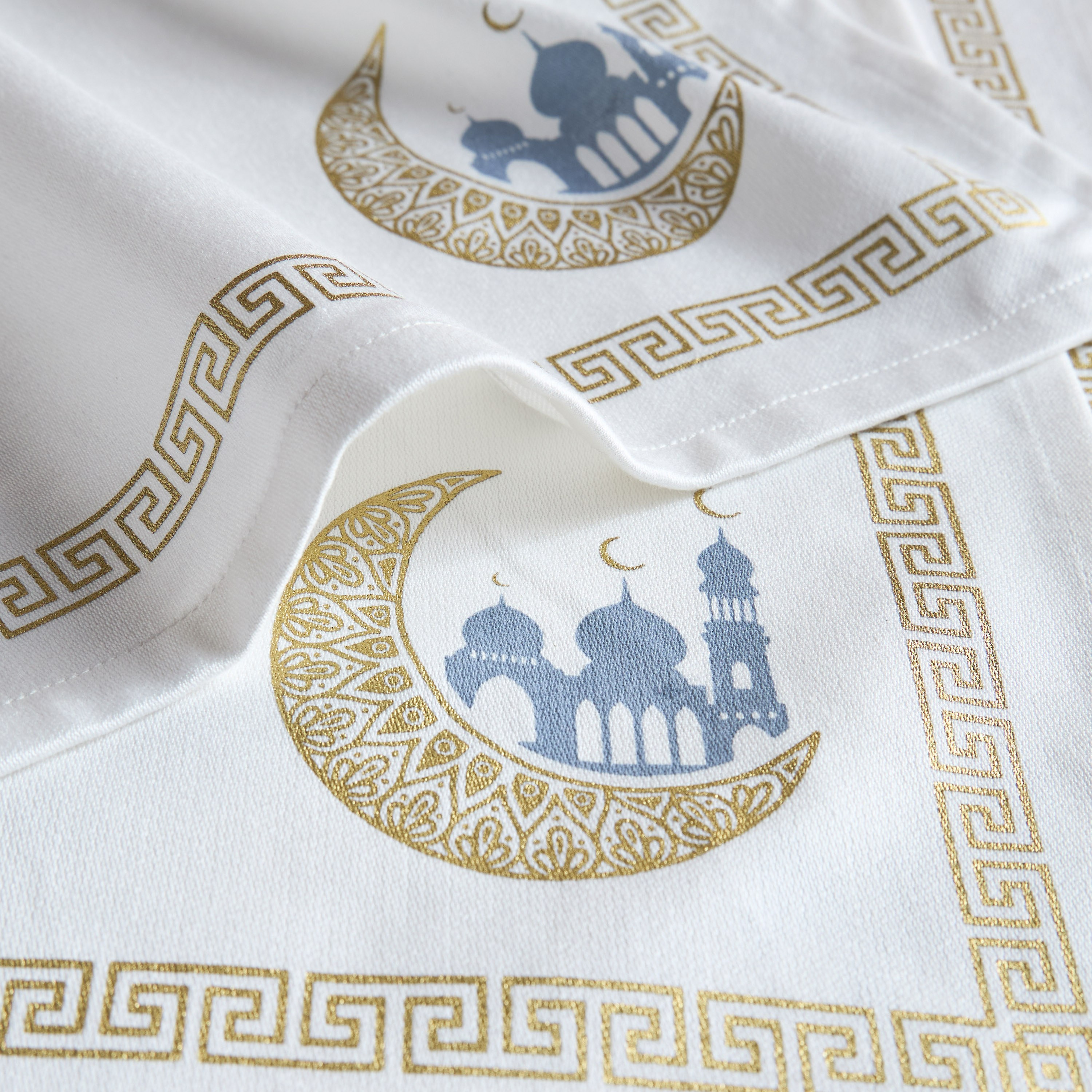 Qamar 4-Piece Napkin Set - 45x45 cm-household-dining-tablelinen-napkinsandaccessories-image-2