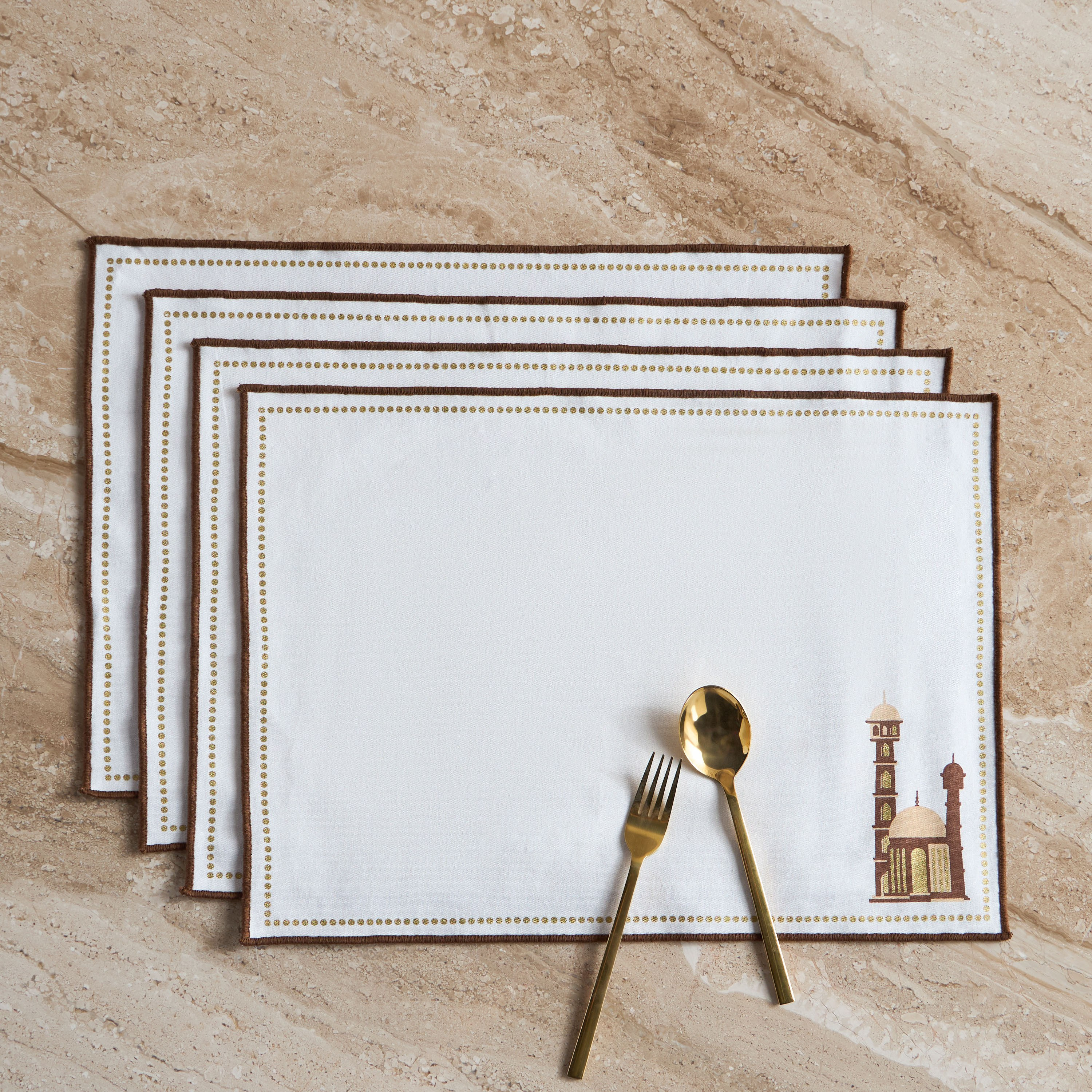 Nada 4-Piece Placemat Set-household-dining-tablelinen-placemats-image-1