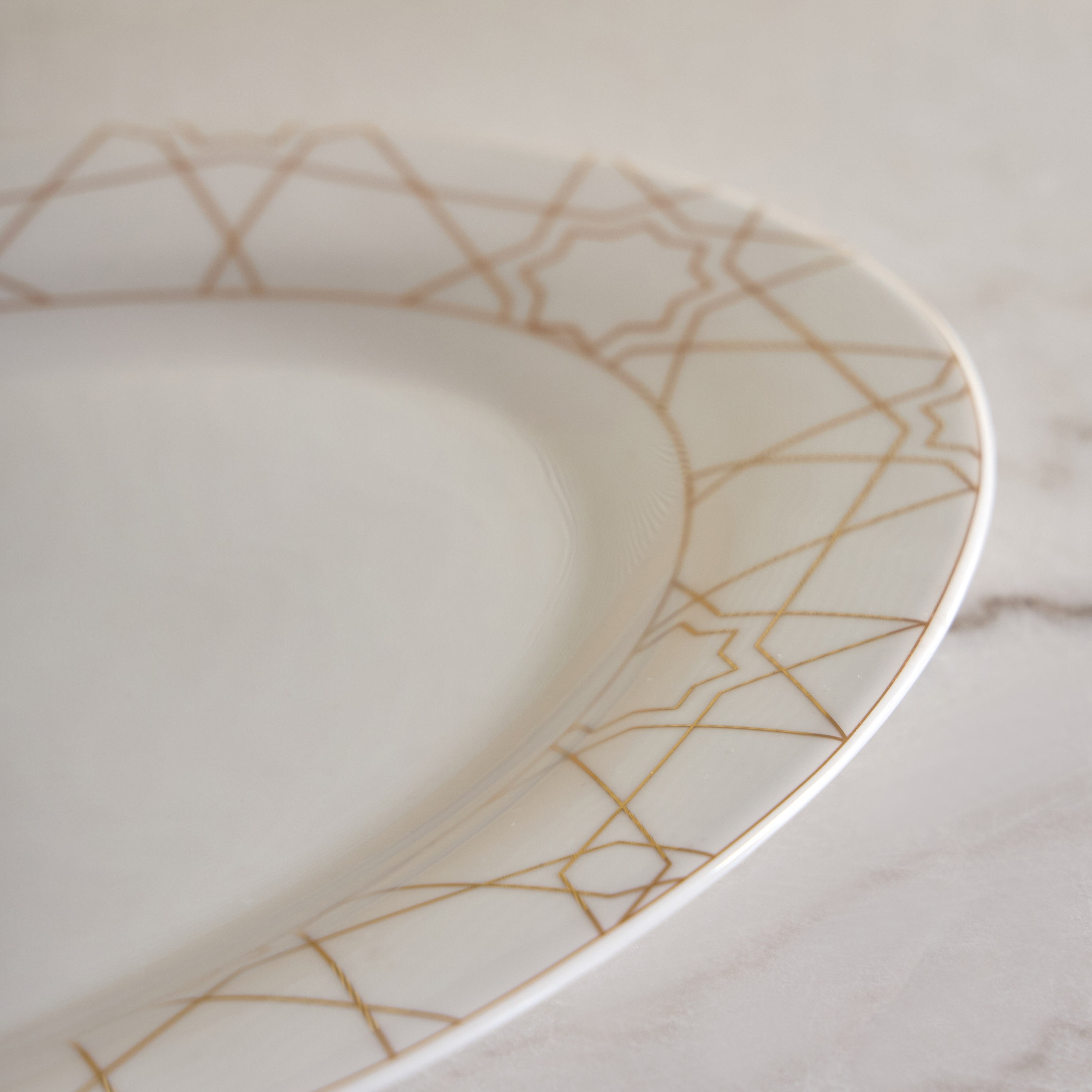 Qamar Oval Platter - 35 cm-household-dining-dinnerware-dinnerwarecollections-image-2