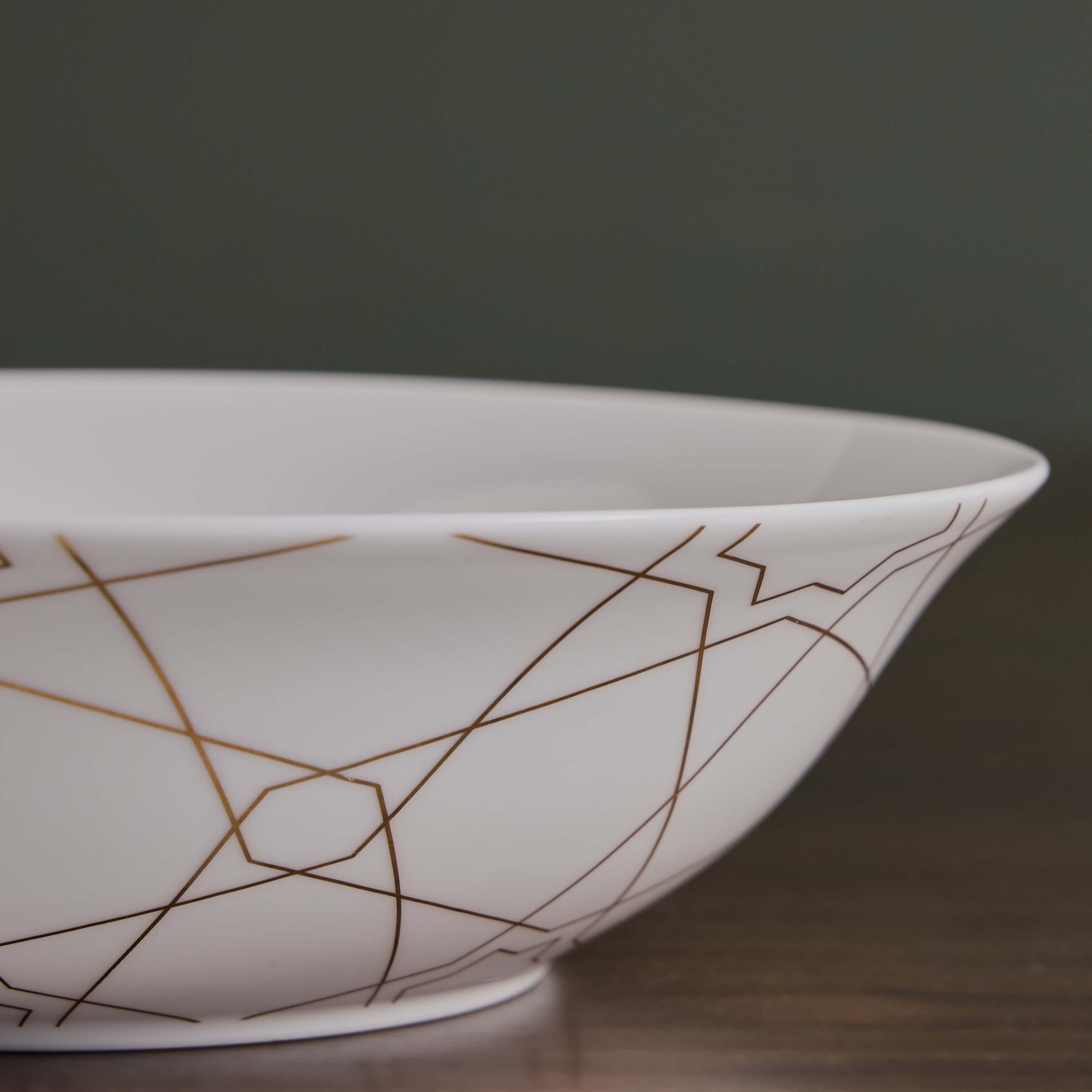 Qamar Serve Bowl - 23 cm-household-dining-dinnerware-dinnerwarecollections-image-2