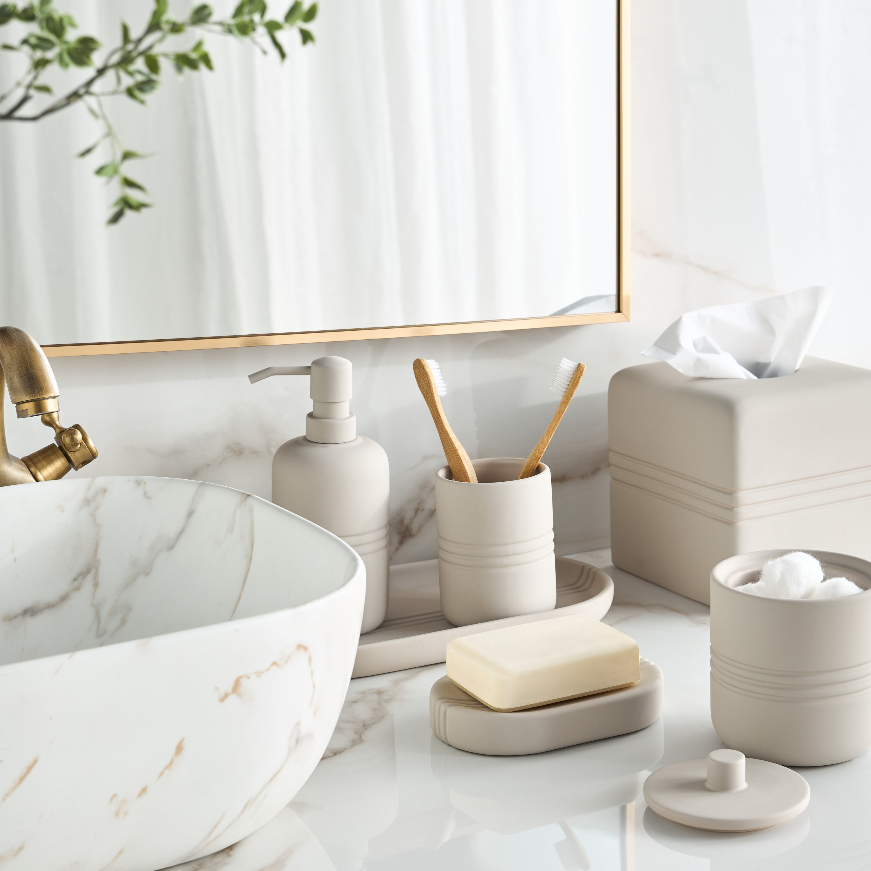 Lea Stoneware Soap Dispenser-household-bathandlaundry-bathaccessories-soapdishesanddispensers-image-3