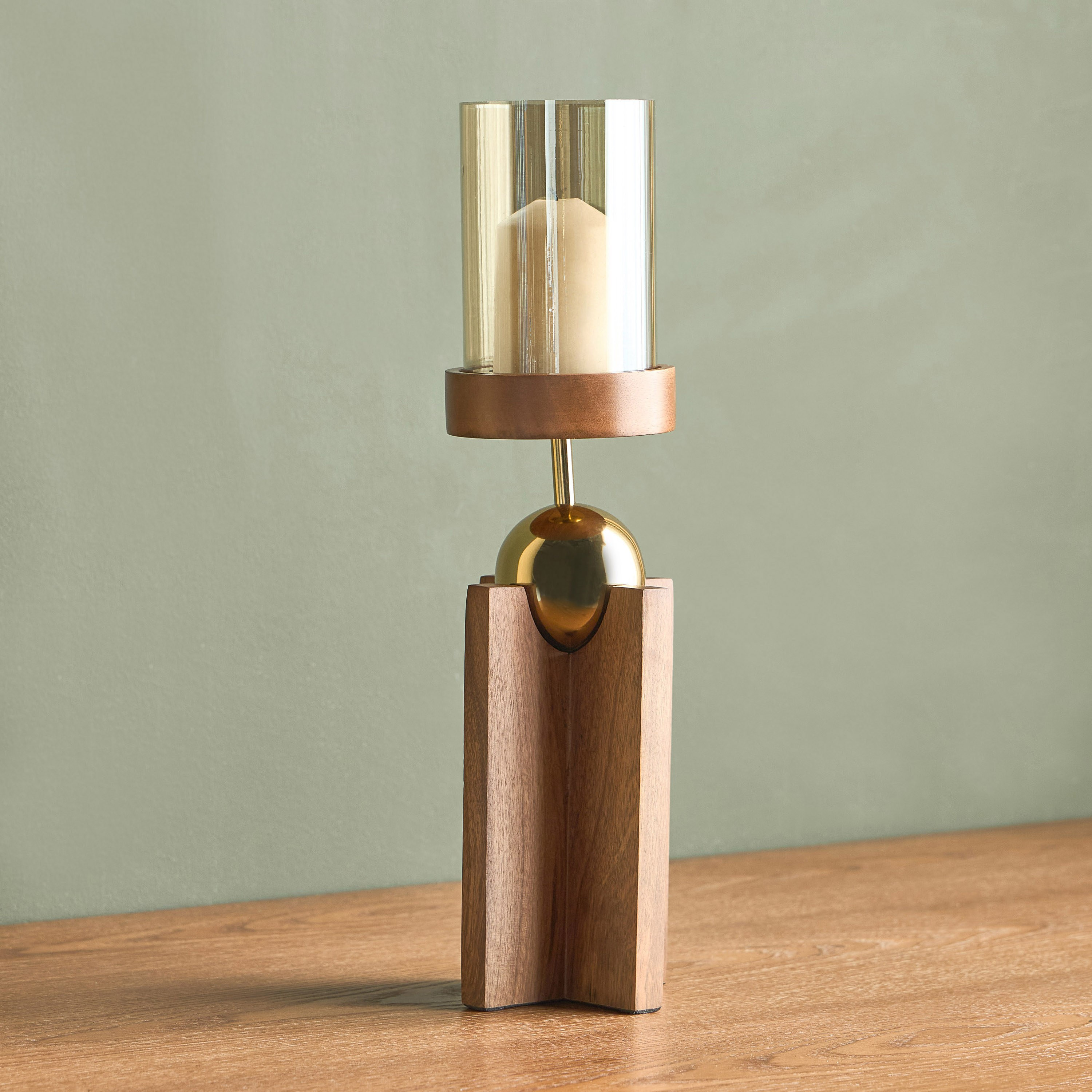 Nexus Pillar Candleholder-household-decor-candleholdersandlanterns-image-1