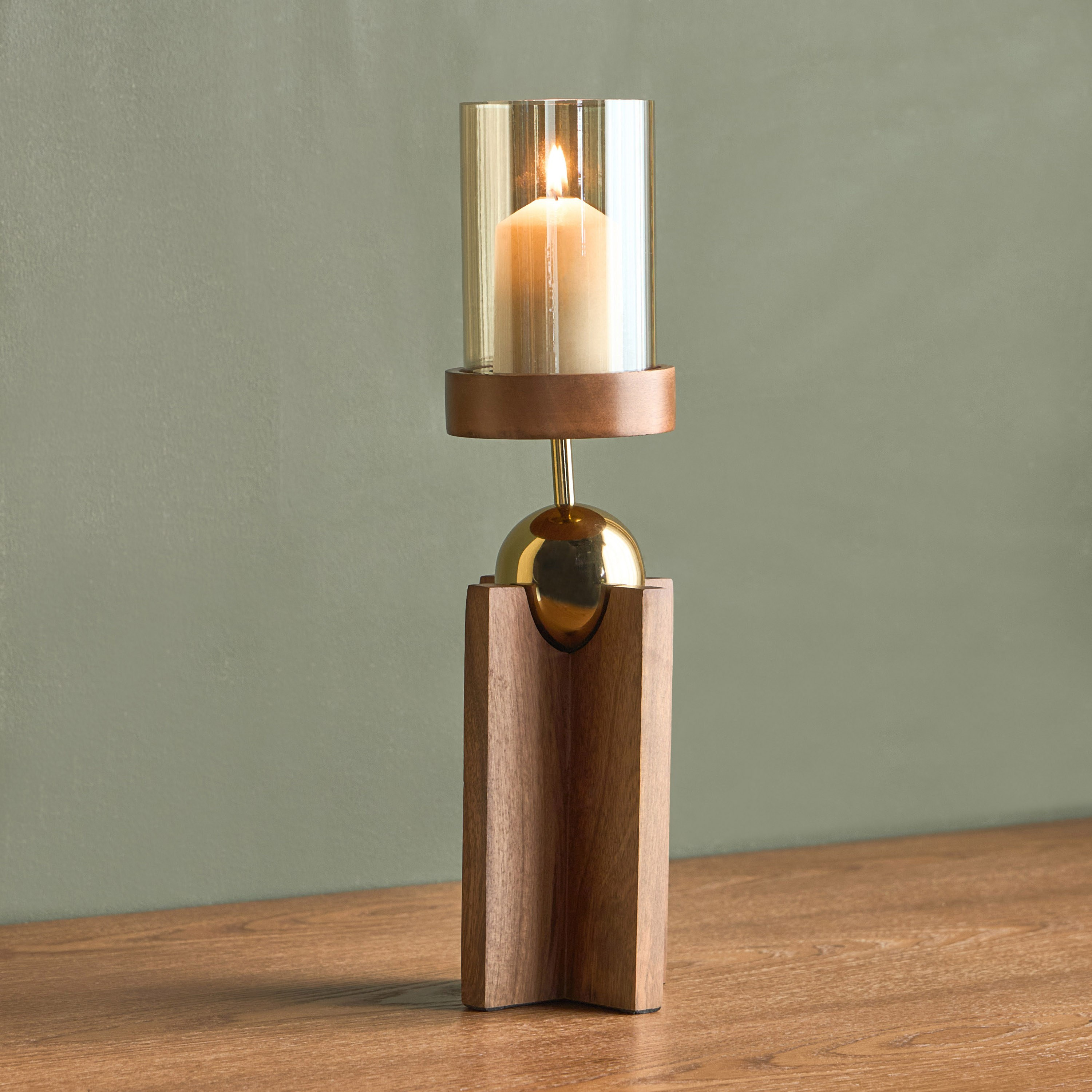 Nexus Pillar Candleholder-household-decor-candleholdersandlanterns-image-2