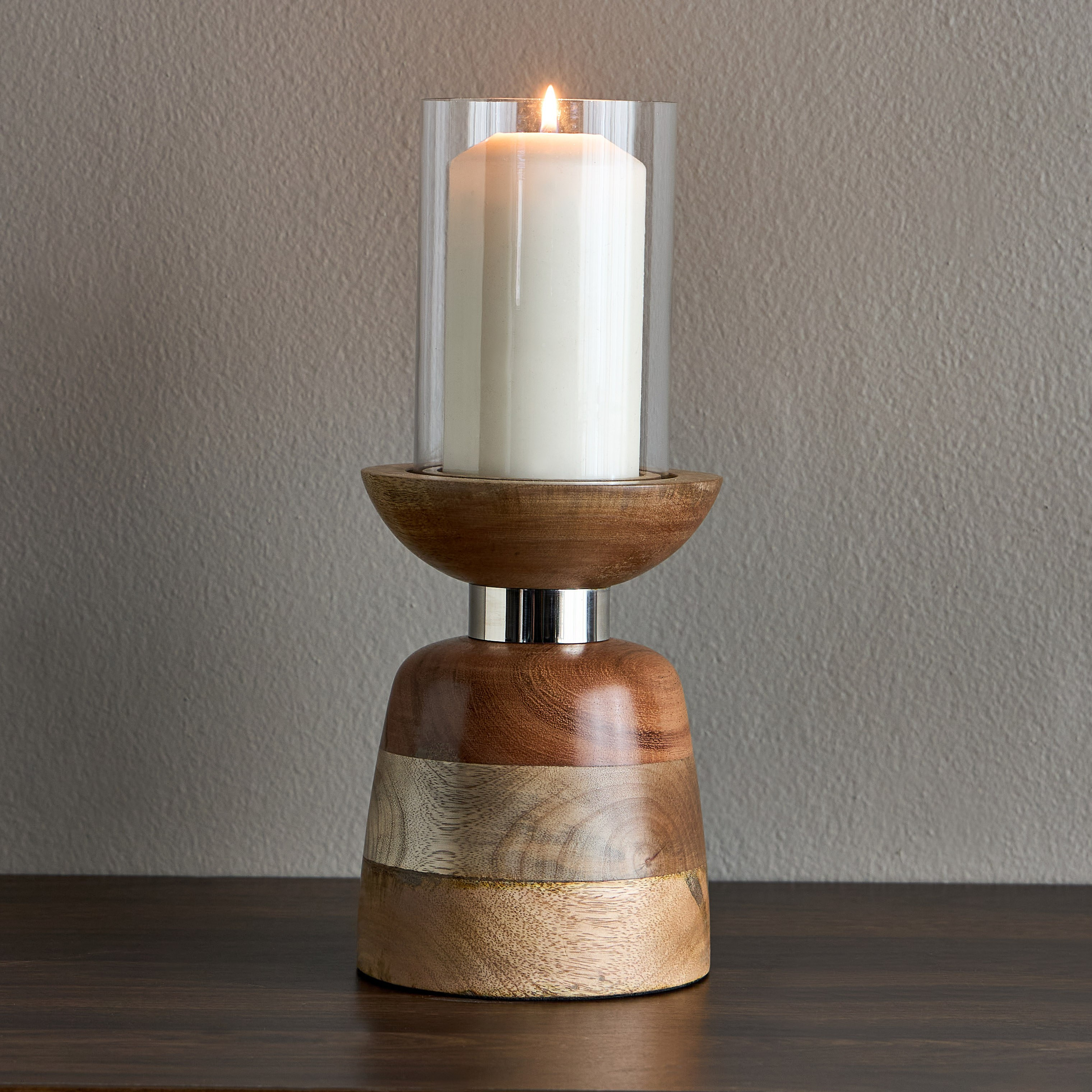 Hudson Pillar Candleholder-household-decor-candleholdersandlanterns-image-2