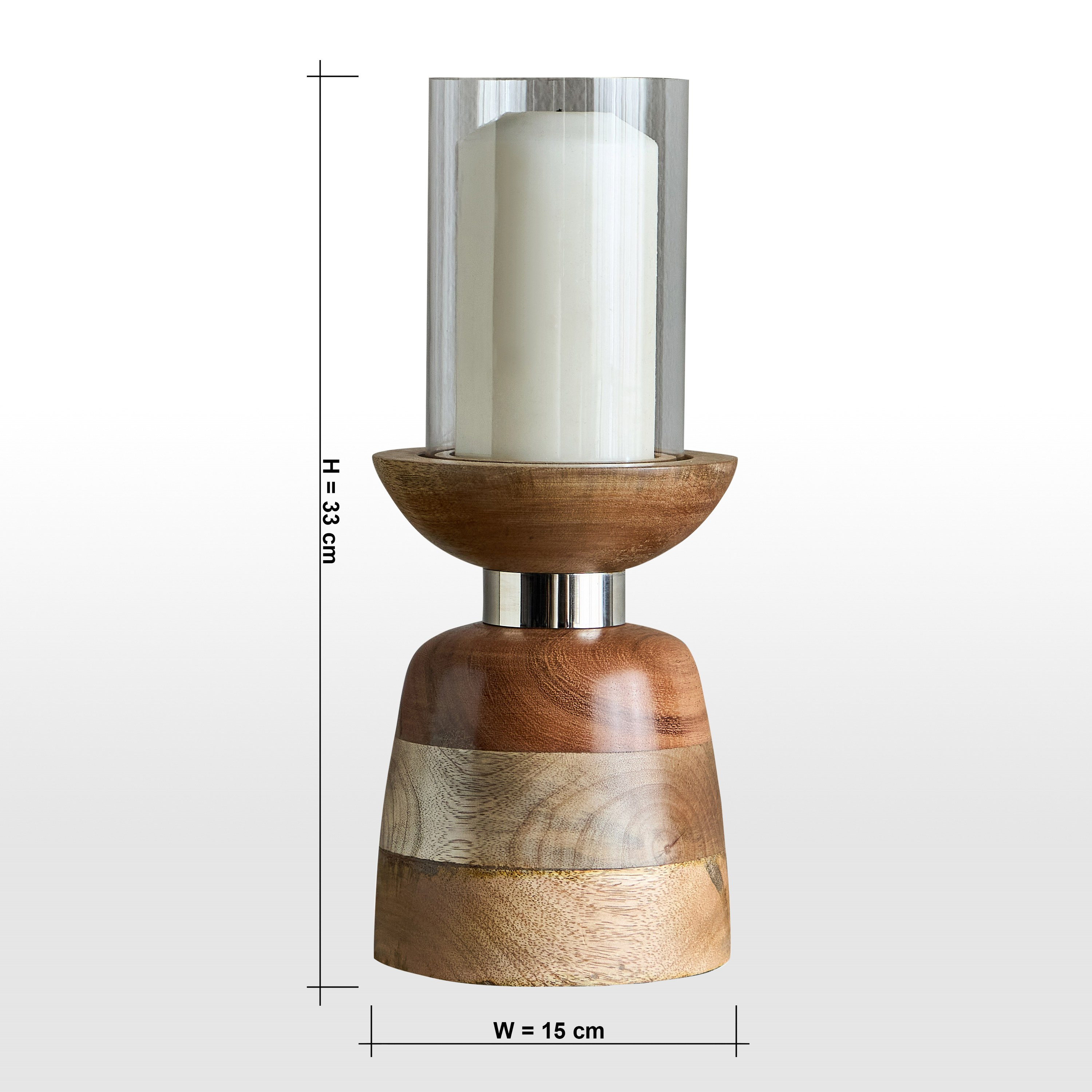 Hudson Pillar Candleholder-household-decor-candleholdersandlanterns-image-5