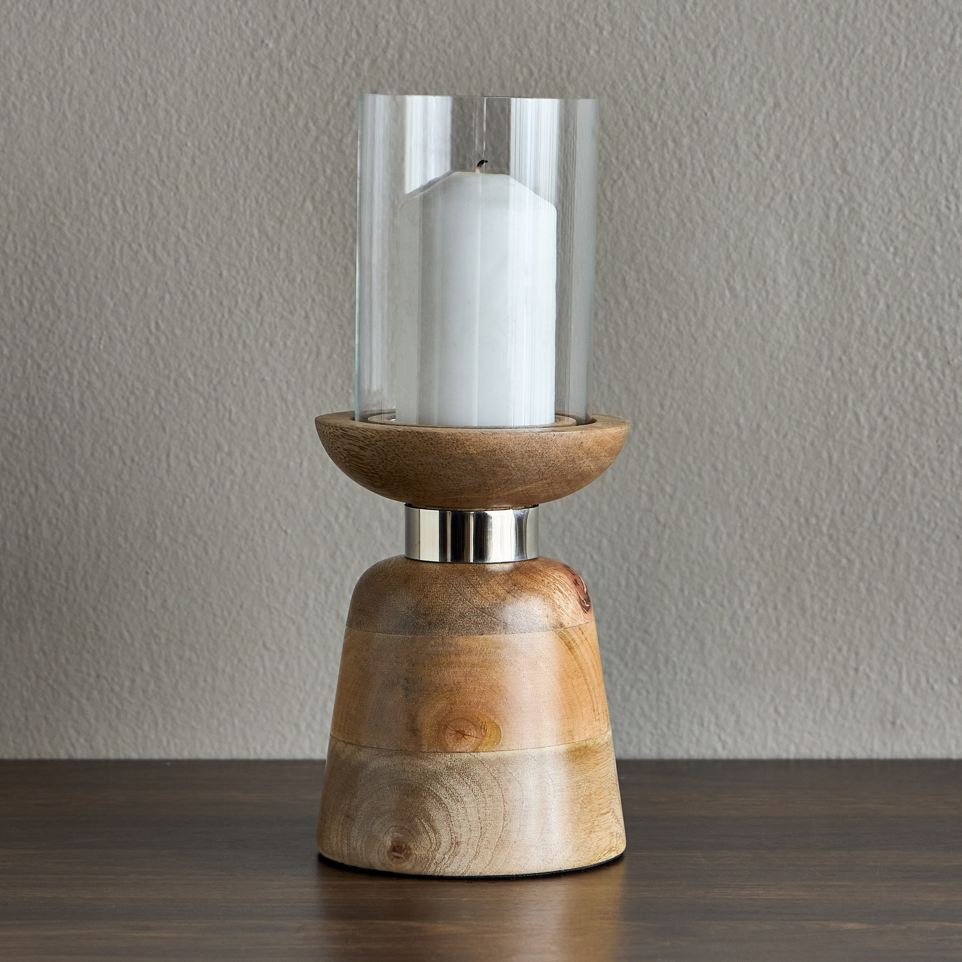 Hudson Pillar Candleholder-household-decor-candleholdersandlanterns-image-1