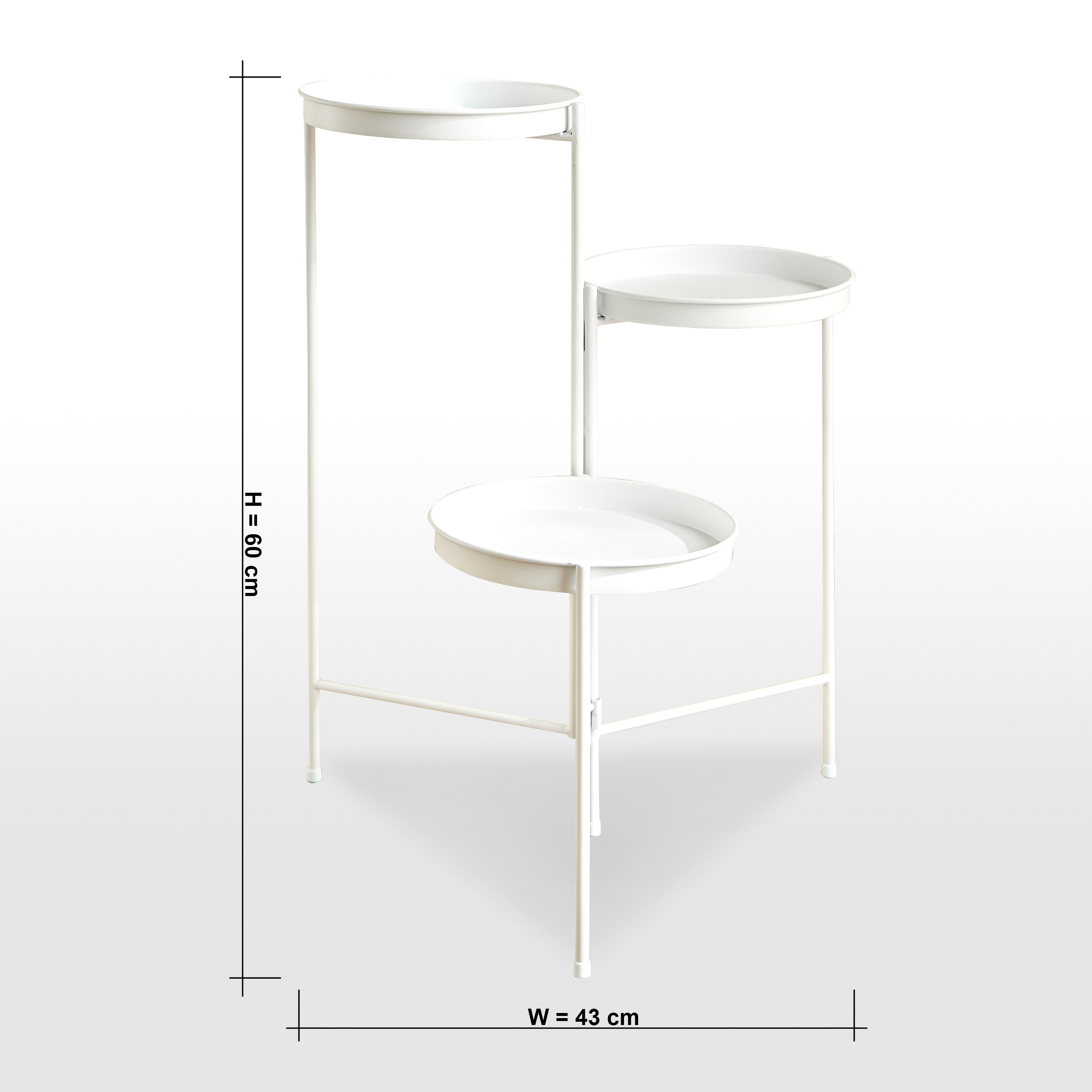 Step Bloom Metal 3-Tier Planter Stand - 60 cm-household-gardenandoutdoor-outdoor-outdooraccessories-image-7