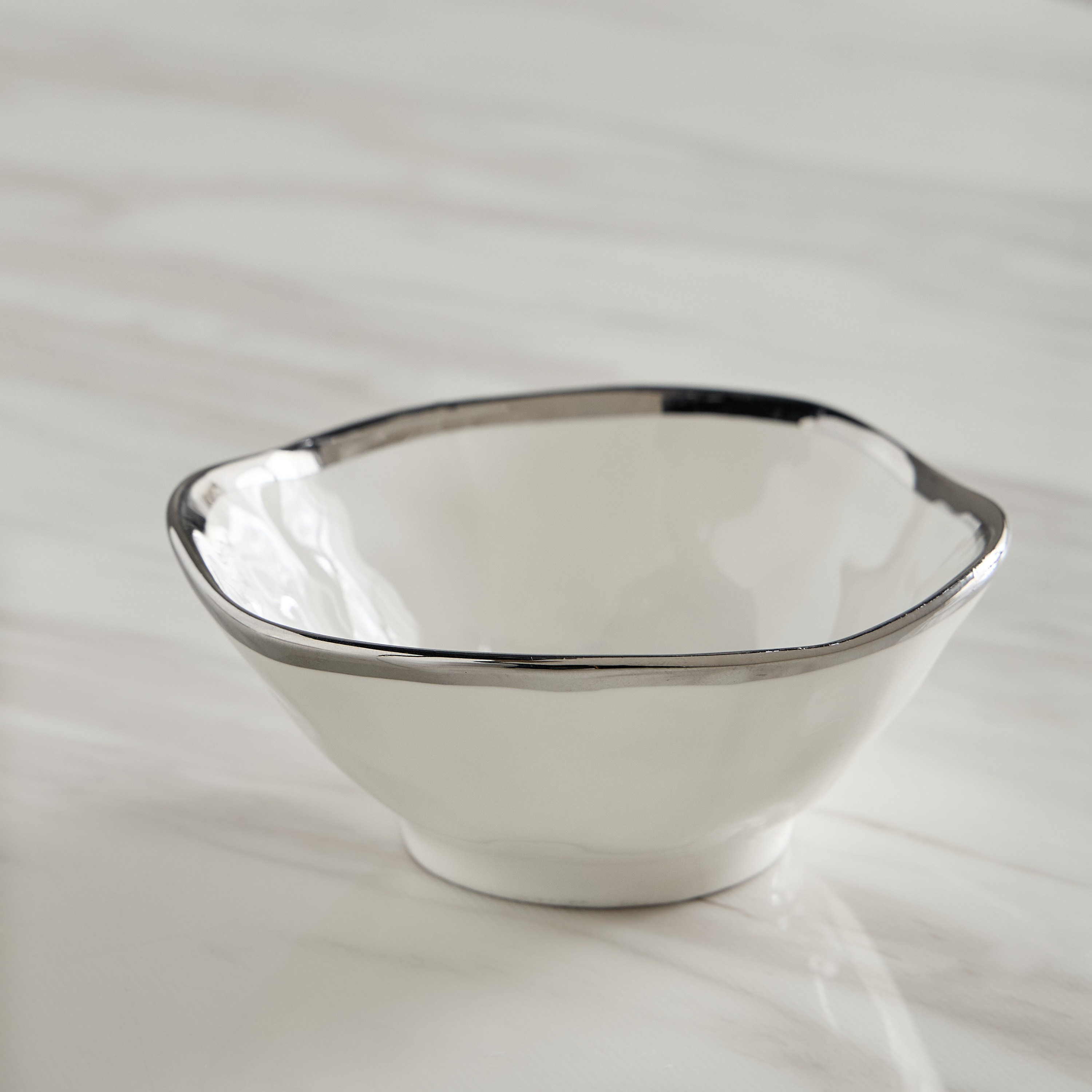 Nouf Porcelain Decorative Bowl - 12x14 cm-household-decor-vasesandbowls-image-1