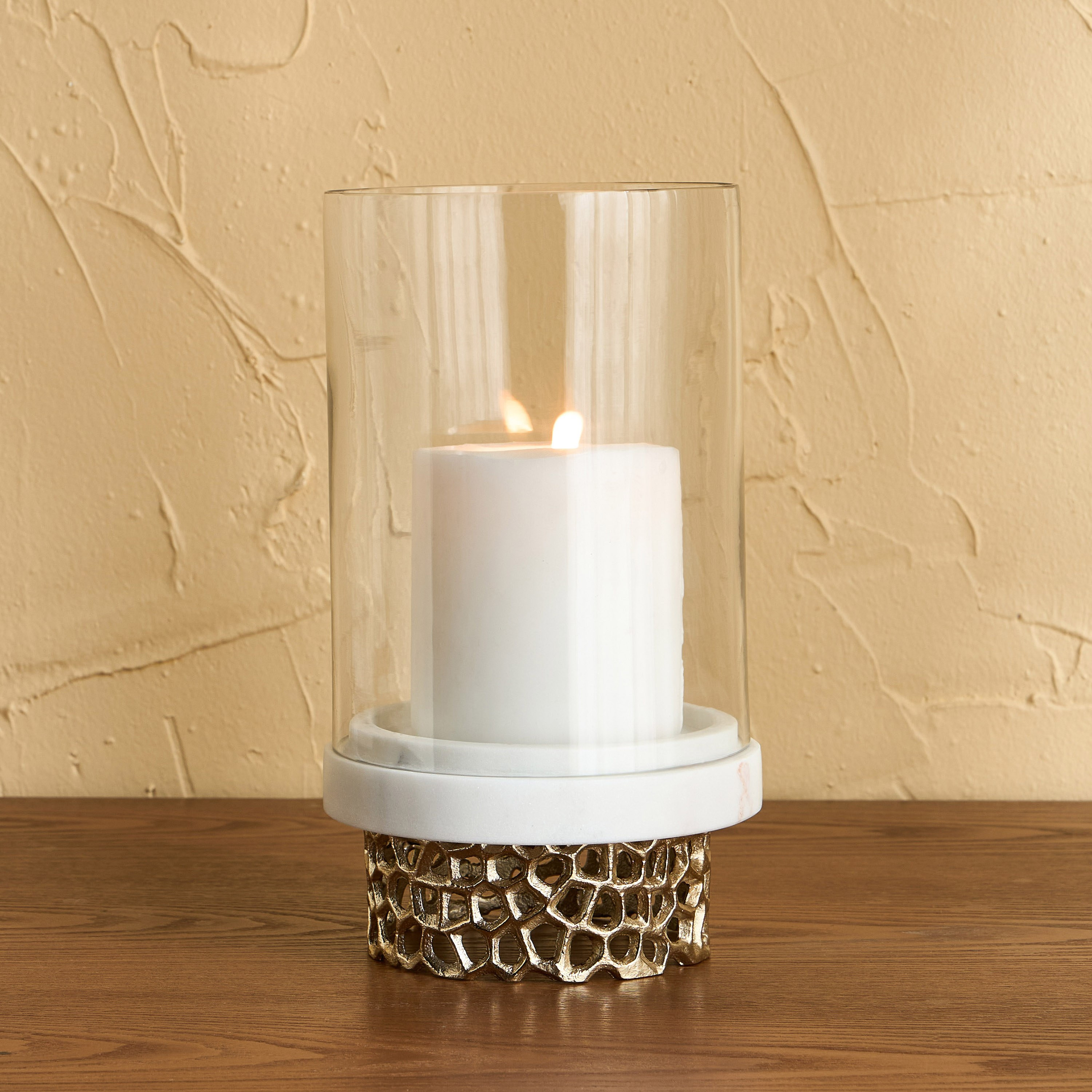 Tamara Trellis Hurricane Candleholder - 29 cm-household-decor-candleholdersandlanterns-image-2
