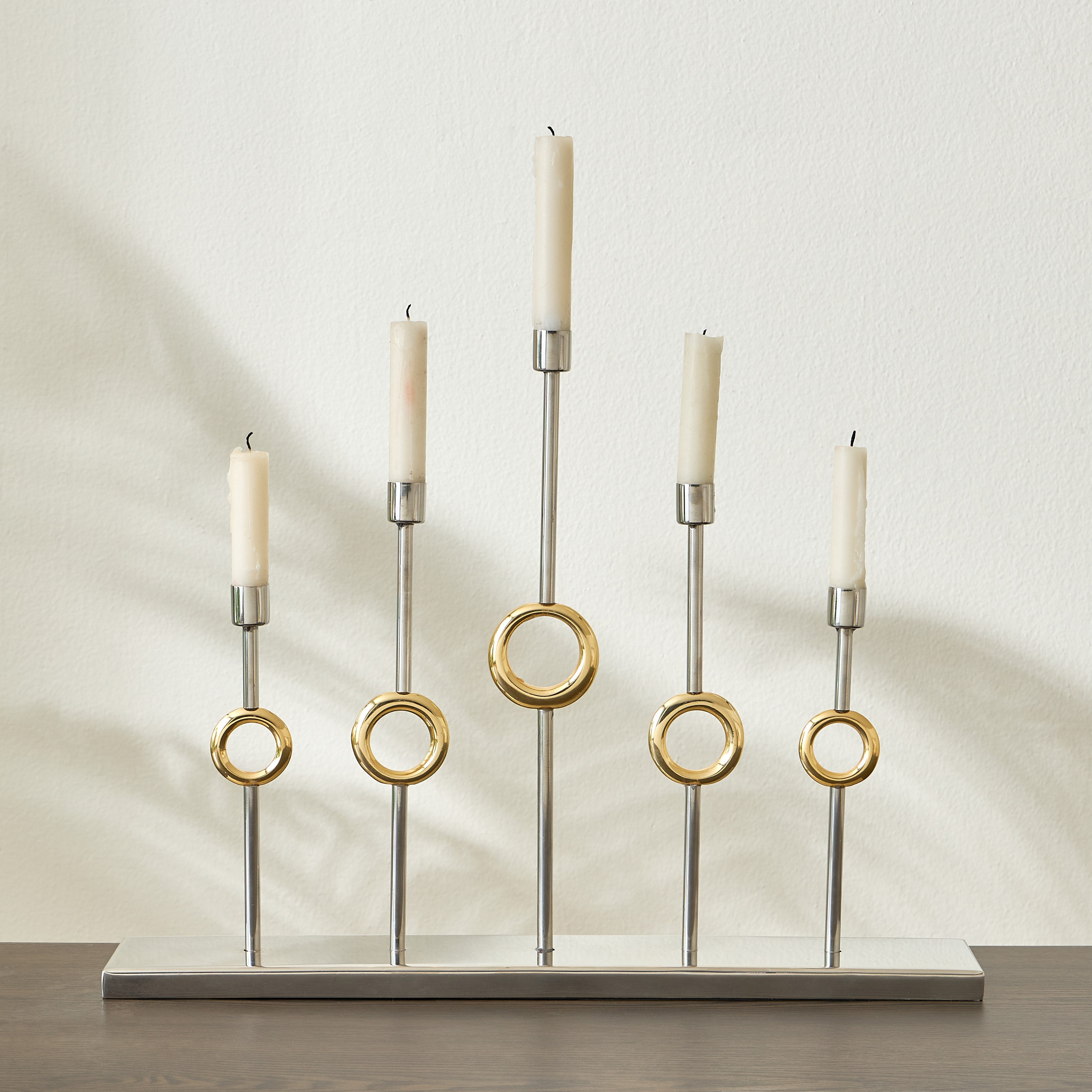 Crest Taper Candleholder-household-decor-candleholdersandlanterns-image-1