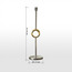 Crest Taper Candleholder-household-decor-candleholdersandlanterns-image-5