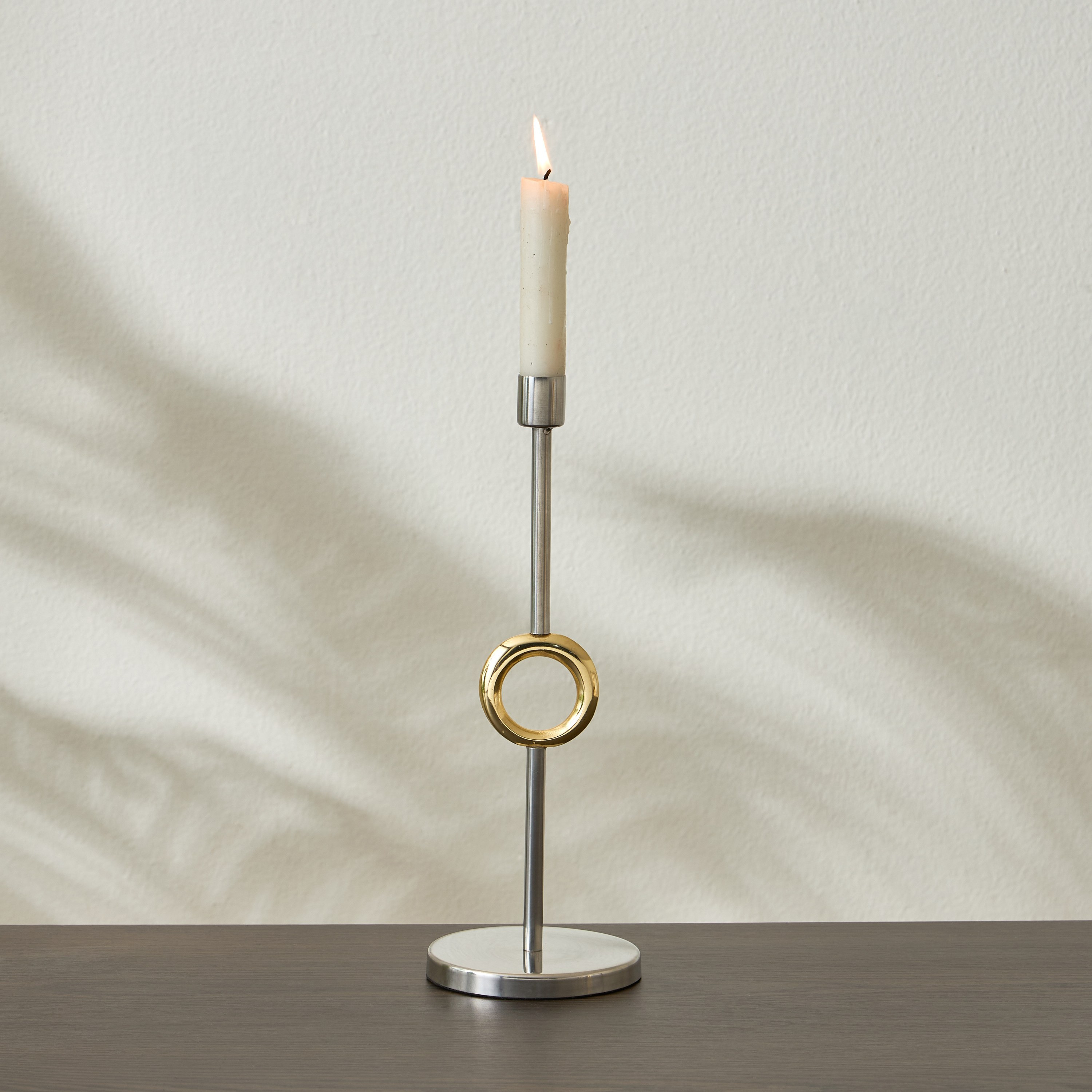Crest Taper Candleholder-household-decor-candleholdersandlanterns-image-1