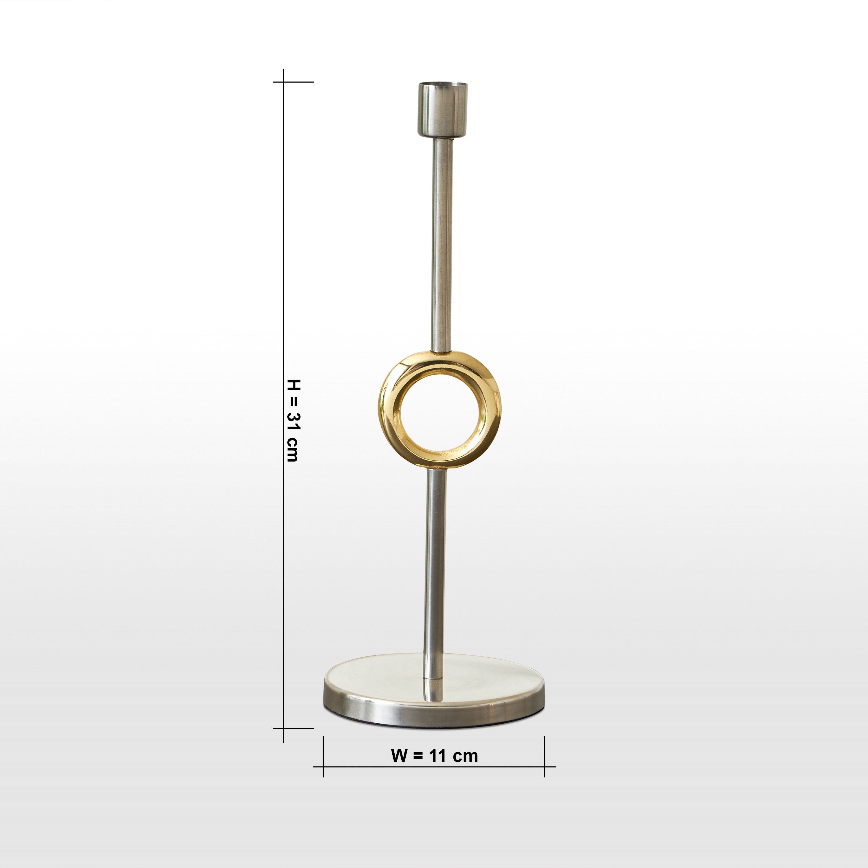 Crest Taper Candleholder-household-decor-candleholdersandlanterns-image-5