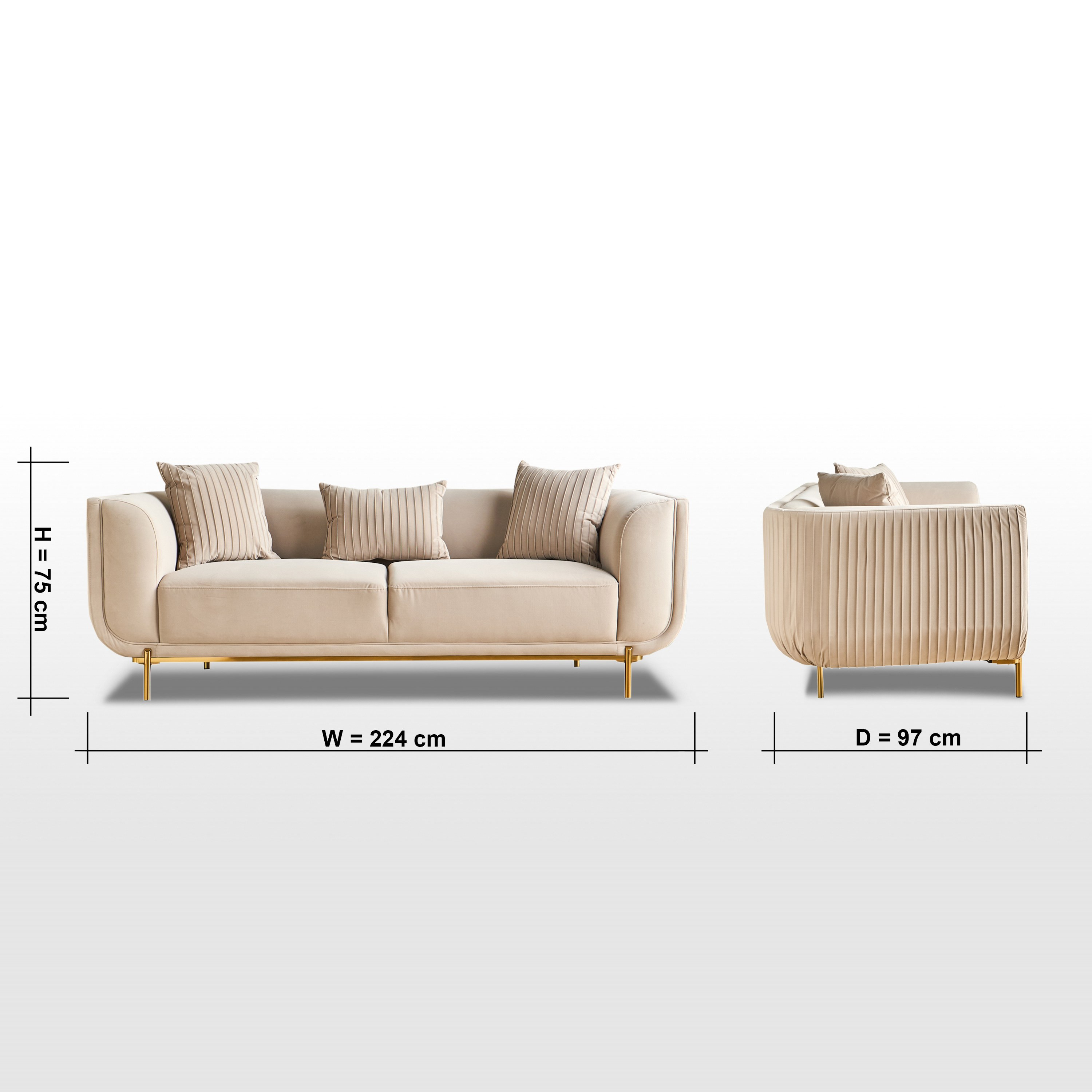 كنبة قماش بمقعدين - ليسا-furniture-sofaandseating-sofasandsofasets-image-8