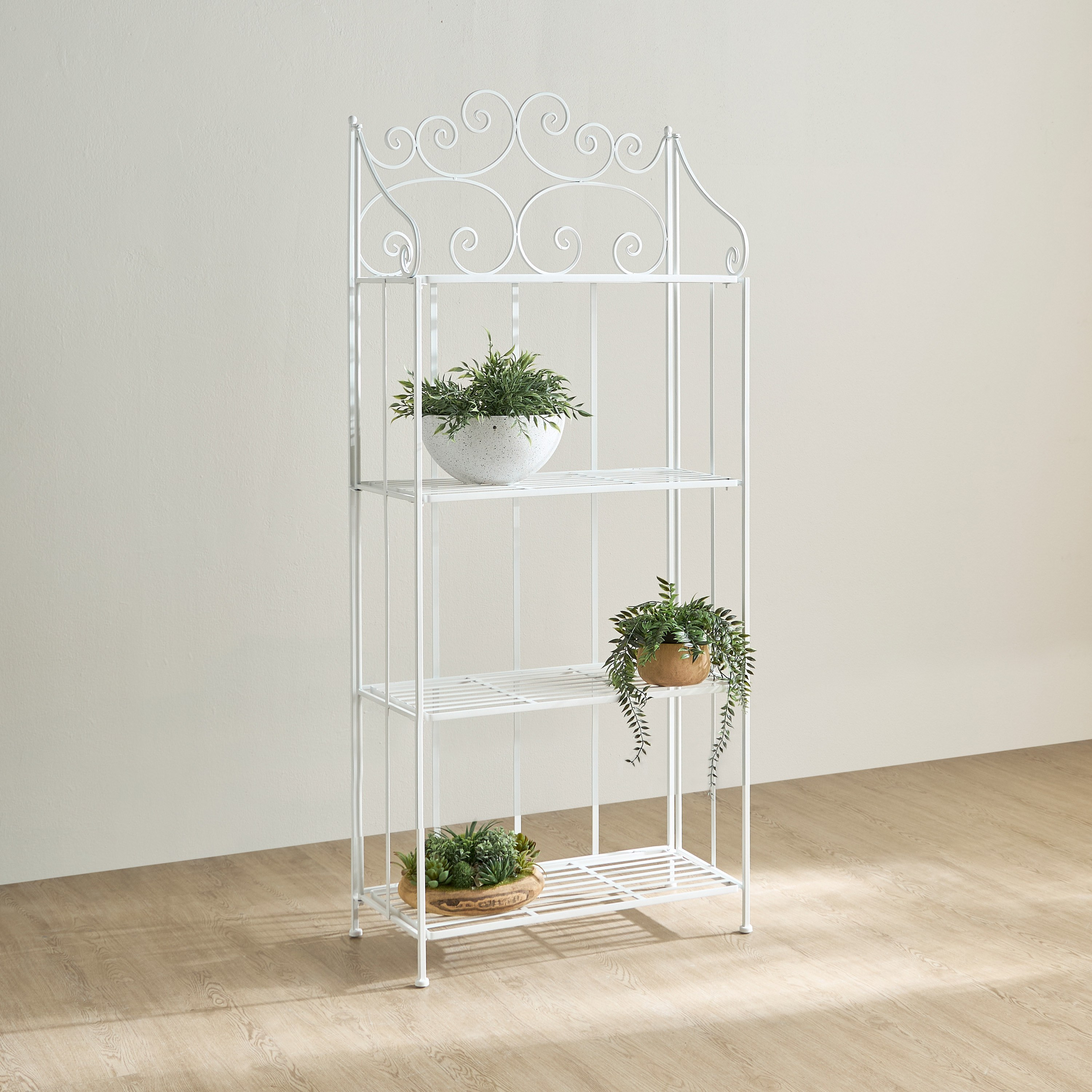 Sequia Metal 3-Tier Planter Stand - 147 cm-household-gardenandoutdoor-trellisandstands-plantstands-image-1