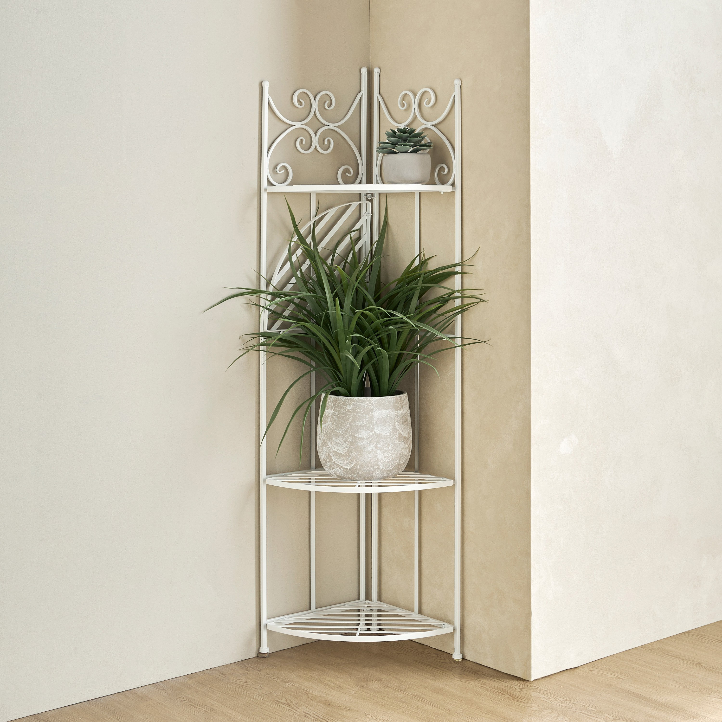 Sequia 4-Tier Metal Planter Stand - 135 cm-household-gardenandoutdoor-trellisandstands-plantstands-image-2
