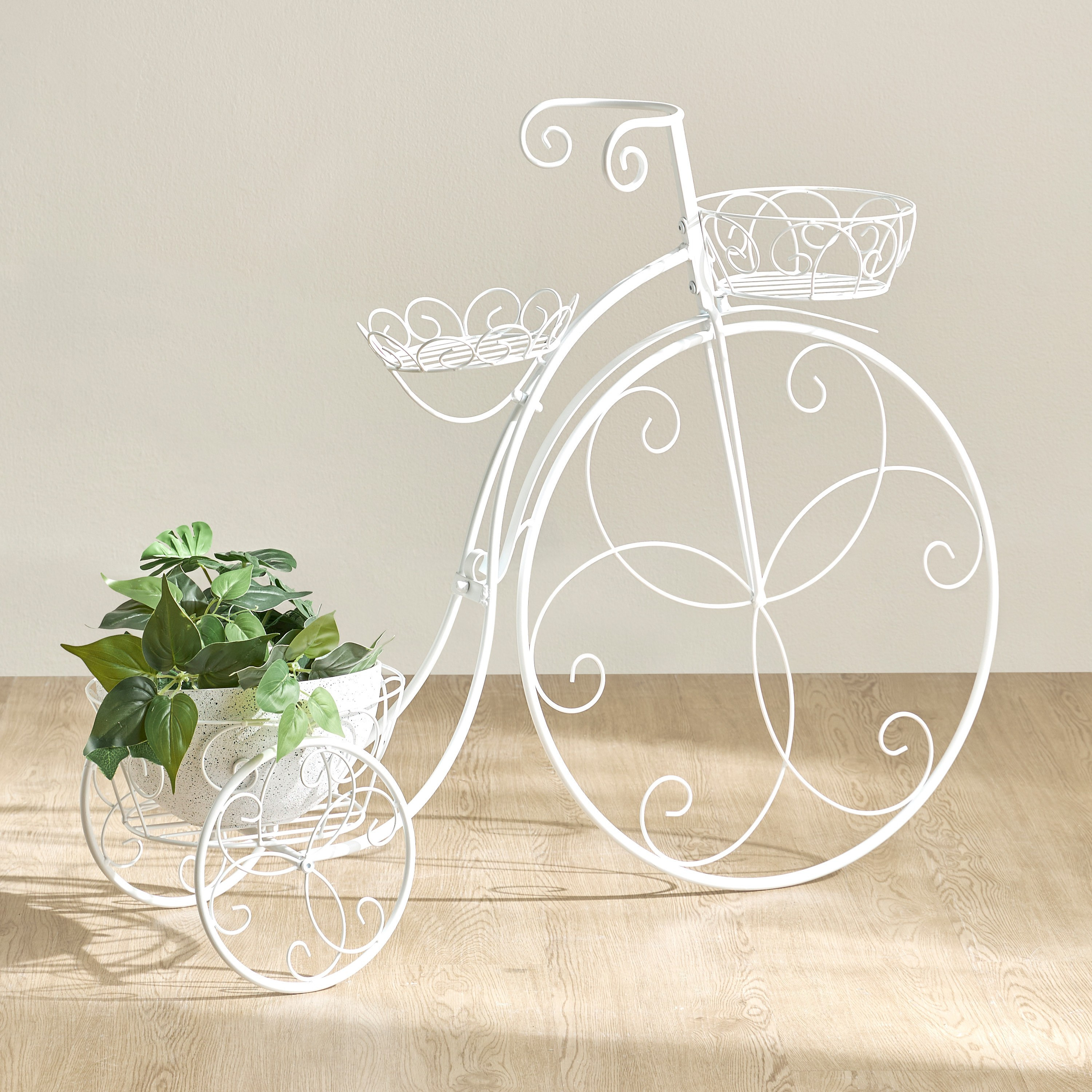 Sequia Bicycle Planter Stand - 69 cm-household-gardenandoutdoor-trellisandstands-plantstands-image-1