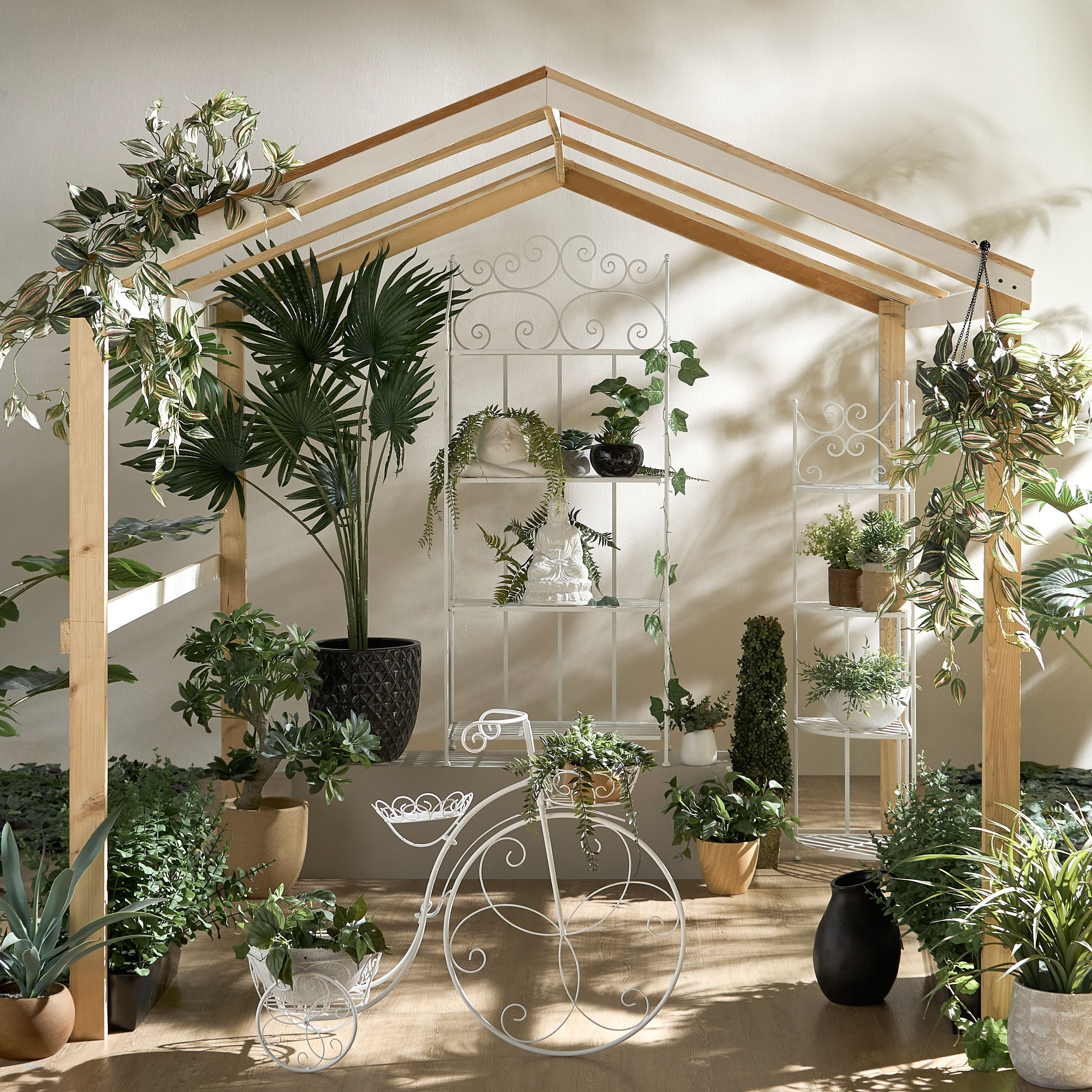 Sequia Bicycle Planter Stand - 69 cm-household-gardenandoutdoor-trellisandstands-plantstands-image-5