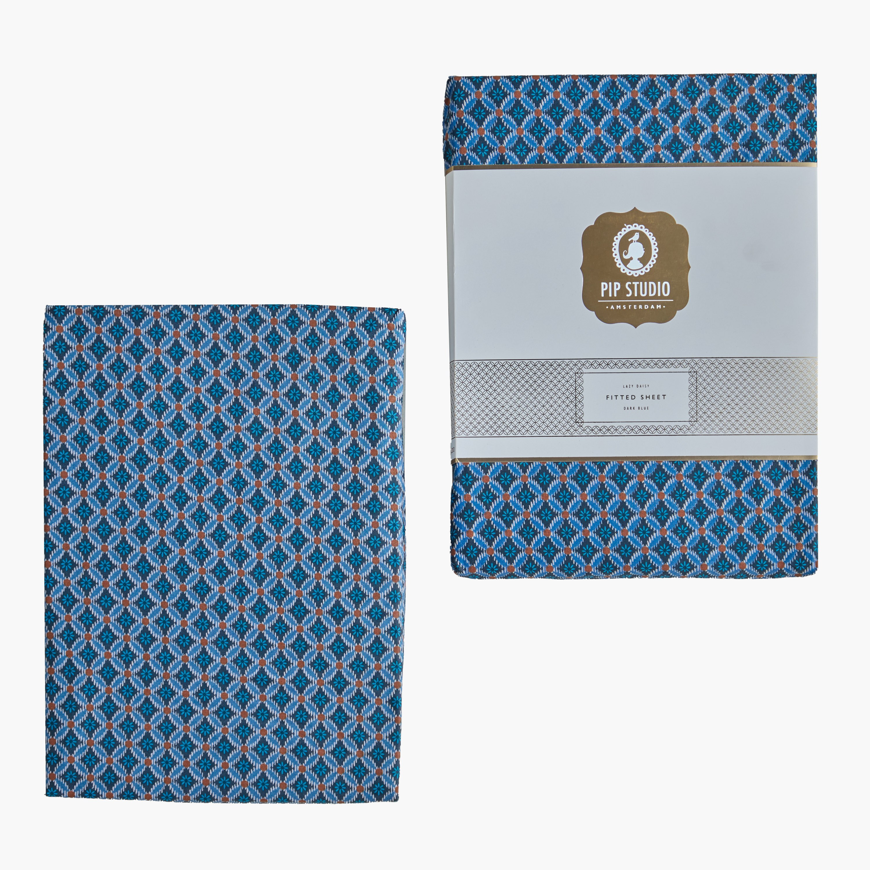 PIP Studio Buenas Noches Cotton King Fitted Sheet - 180x205 cm-household-bedding-sheetsandpillowcases-fittedsheets-image-4
