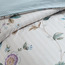 طقم غطاء لحاف سوبر كينج 3 قطع بعدد خيوط 200 خيط - فلوريس بايلاندو بيب - 220x260 سم-household-giftingaccessories-giftings-image-2