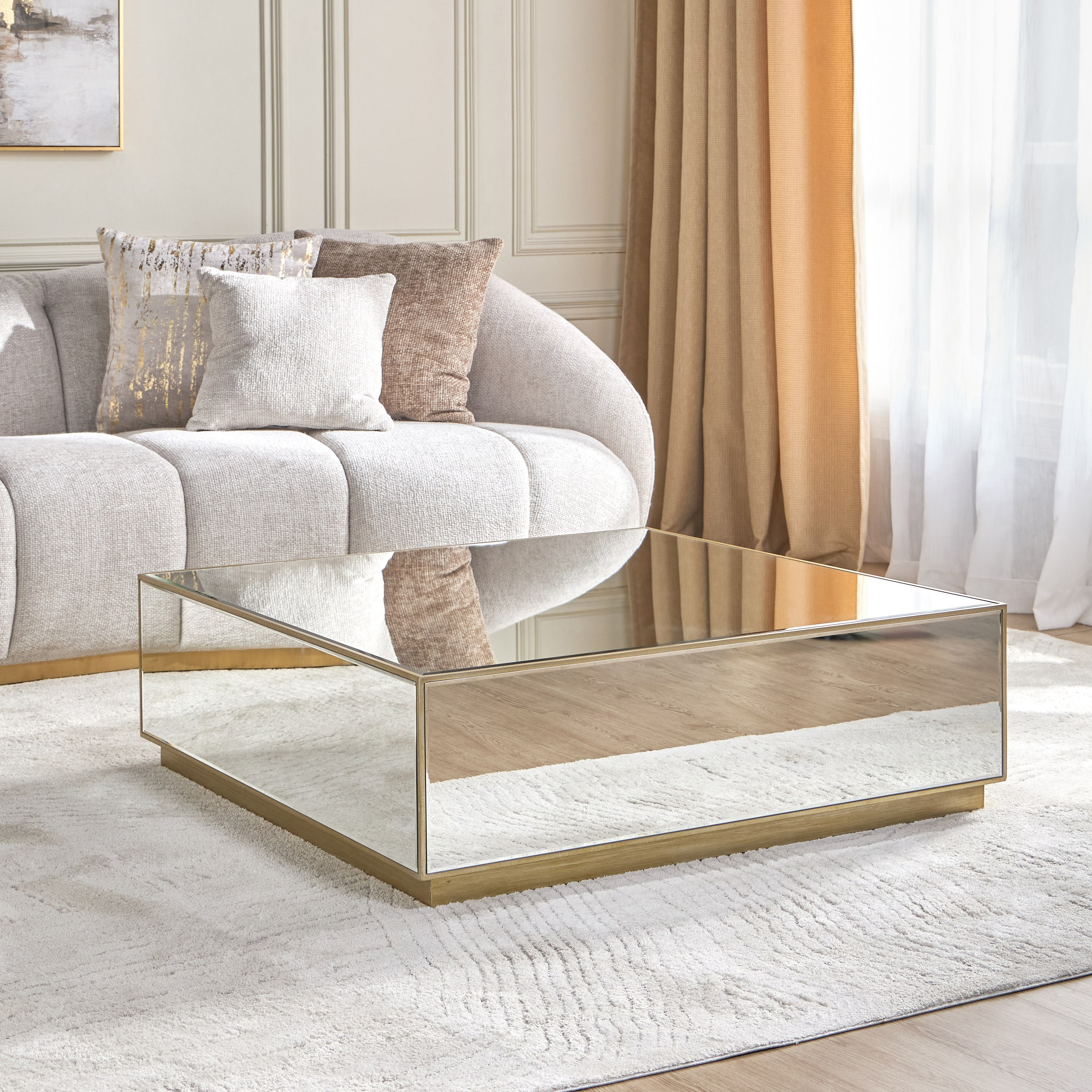 たまる商会 Shop Trystan Mirror Top Coffee Table | Home Centre KSA