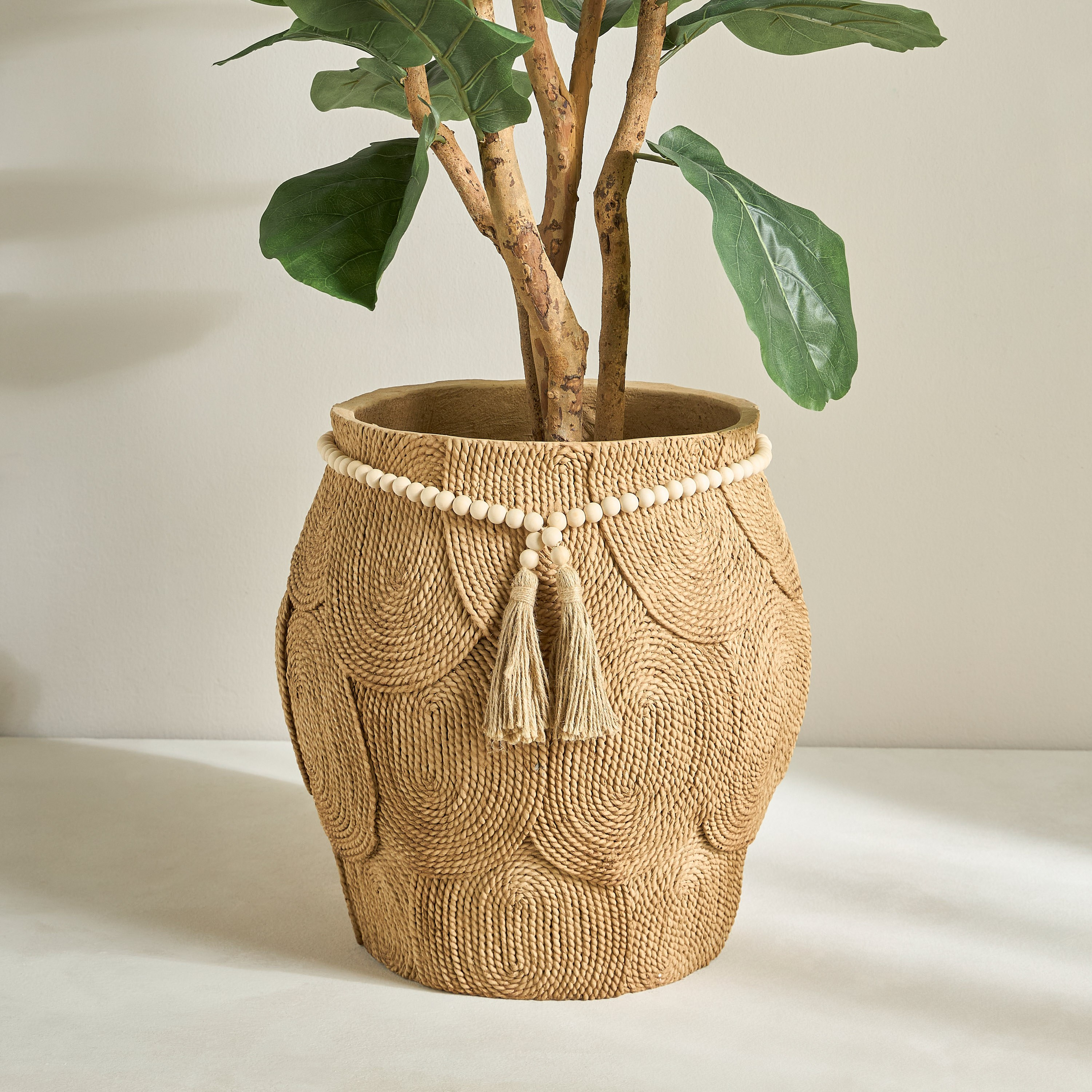 وعاء نبات مضفر - كالسيفاي - 45 سم-household-gardenandoutdoor-potsandplanters-planters-image-1