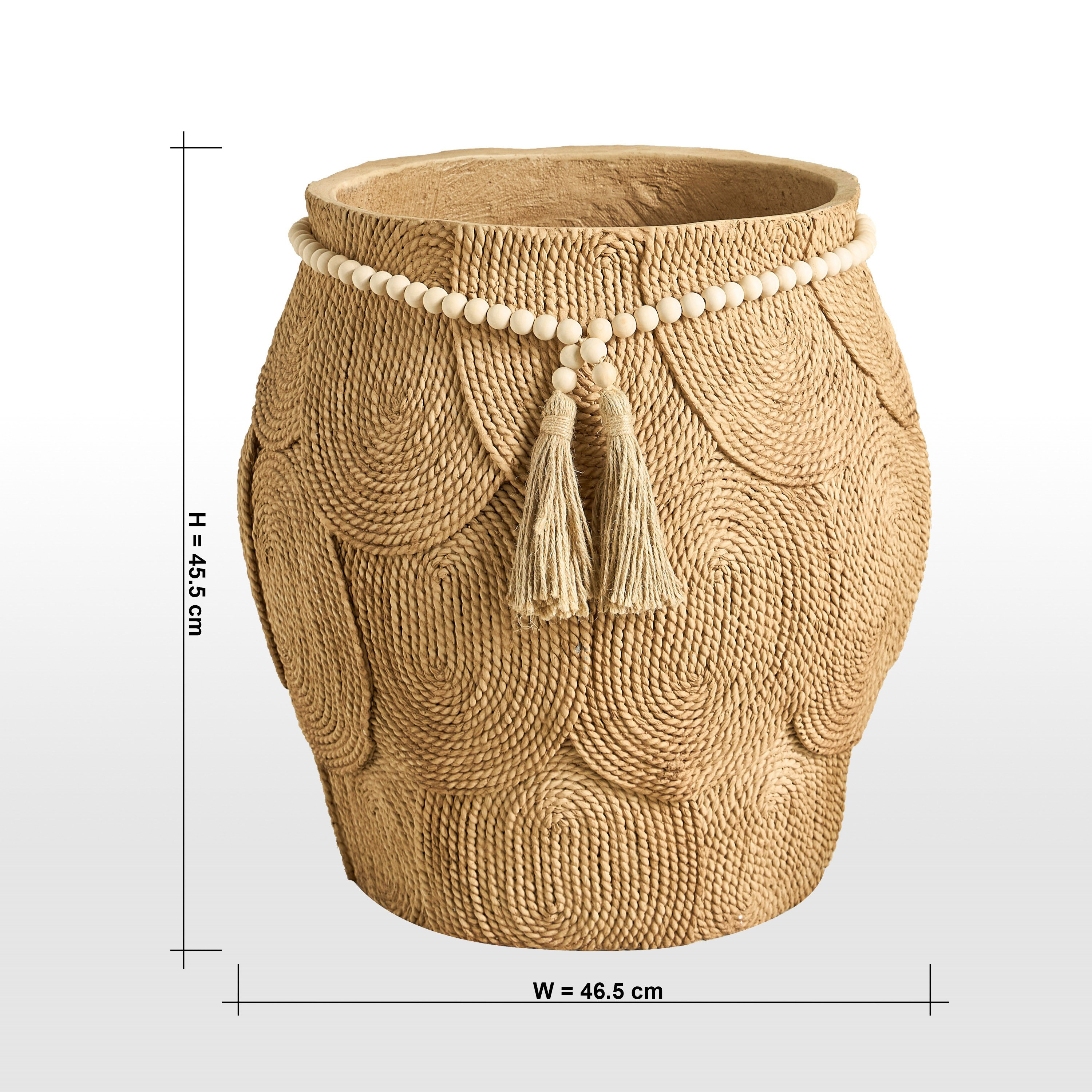 وعاء نبات مضفر - كالسيفاي - 45 سم-household-gardenandoutdoor-potsandplanters-planters-image-5