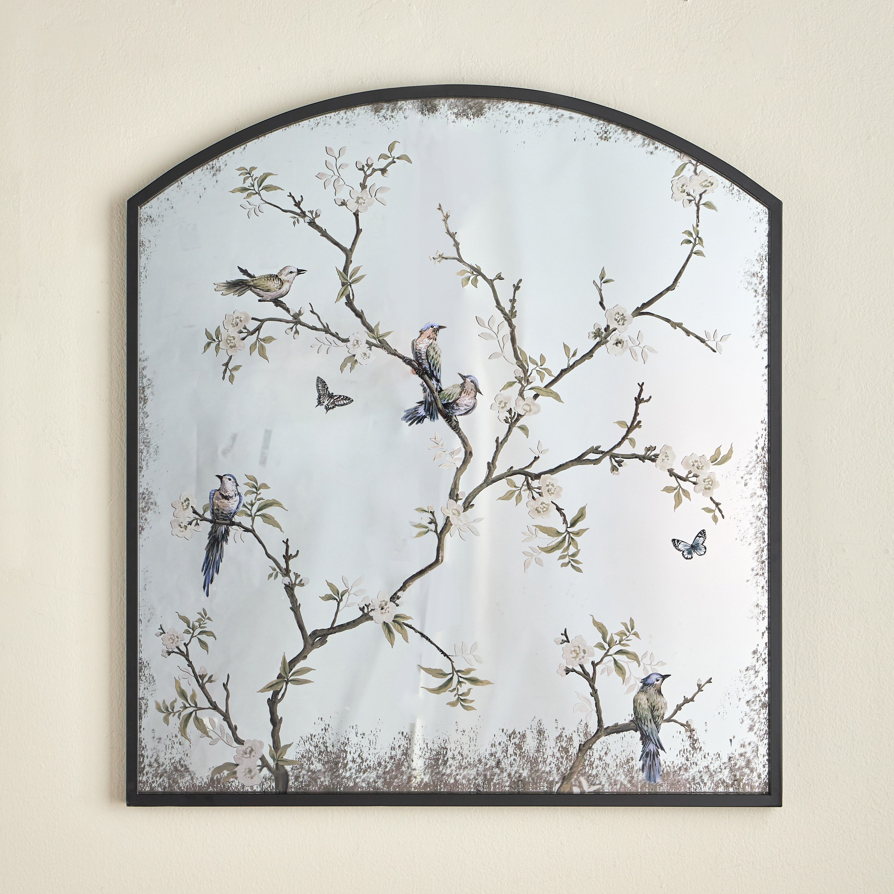 Risto Mirrored Wall Decor - 80x89 cm-household-walldecorandmirrors-wallart-image-1