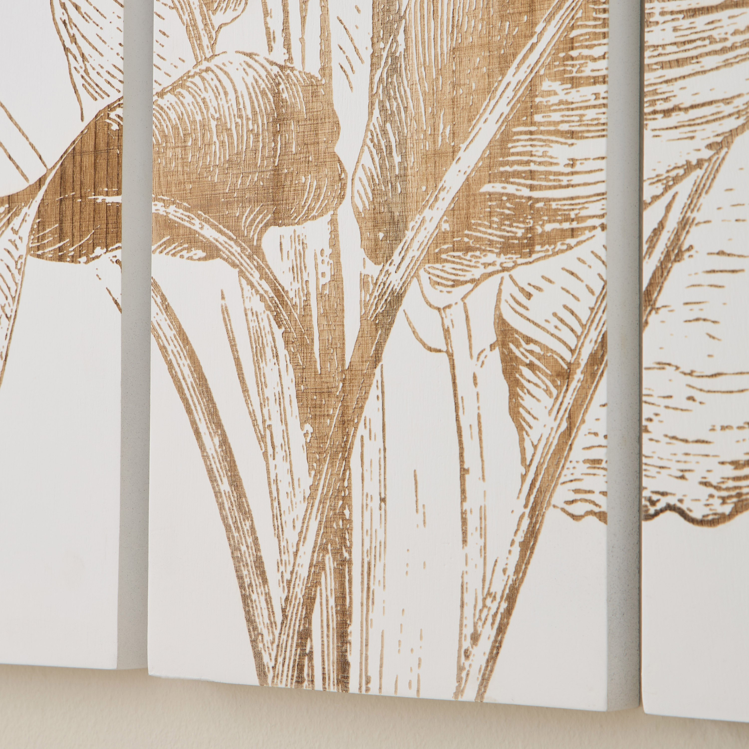 طقم زينة حائط خشب غير مؤطرة بحفر 3 قطع - ثاي - 42x62 سم-household-walldecorandmirrors-wallart-image-2