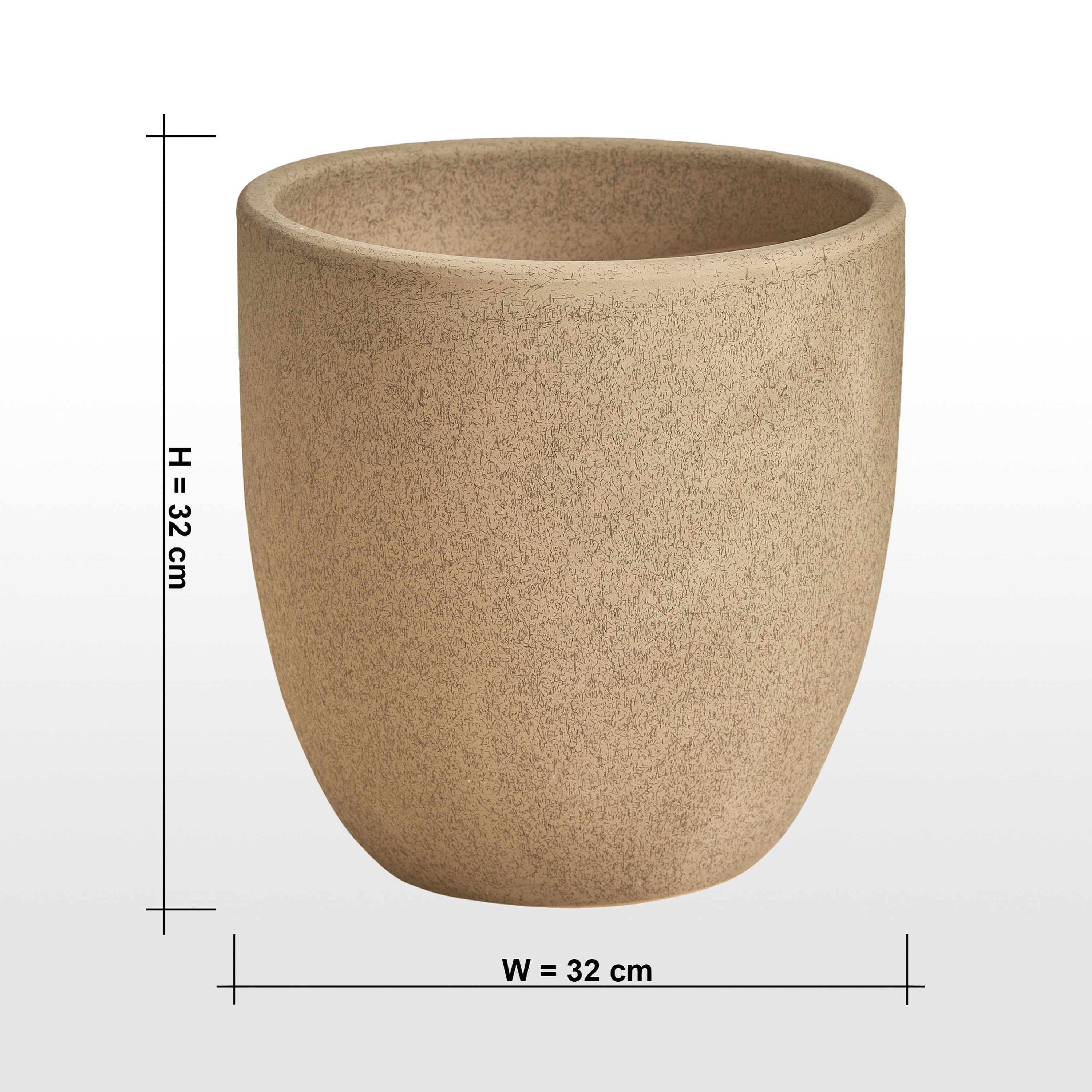 Themis Speckled Ceramic Planter - 32 cm-household-gardenandoutdoor-potsandplanters-planters-image-5