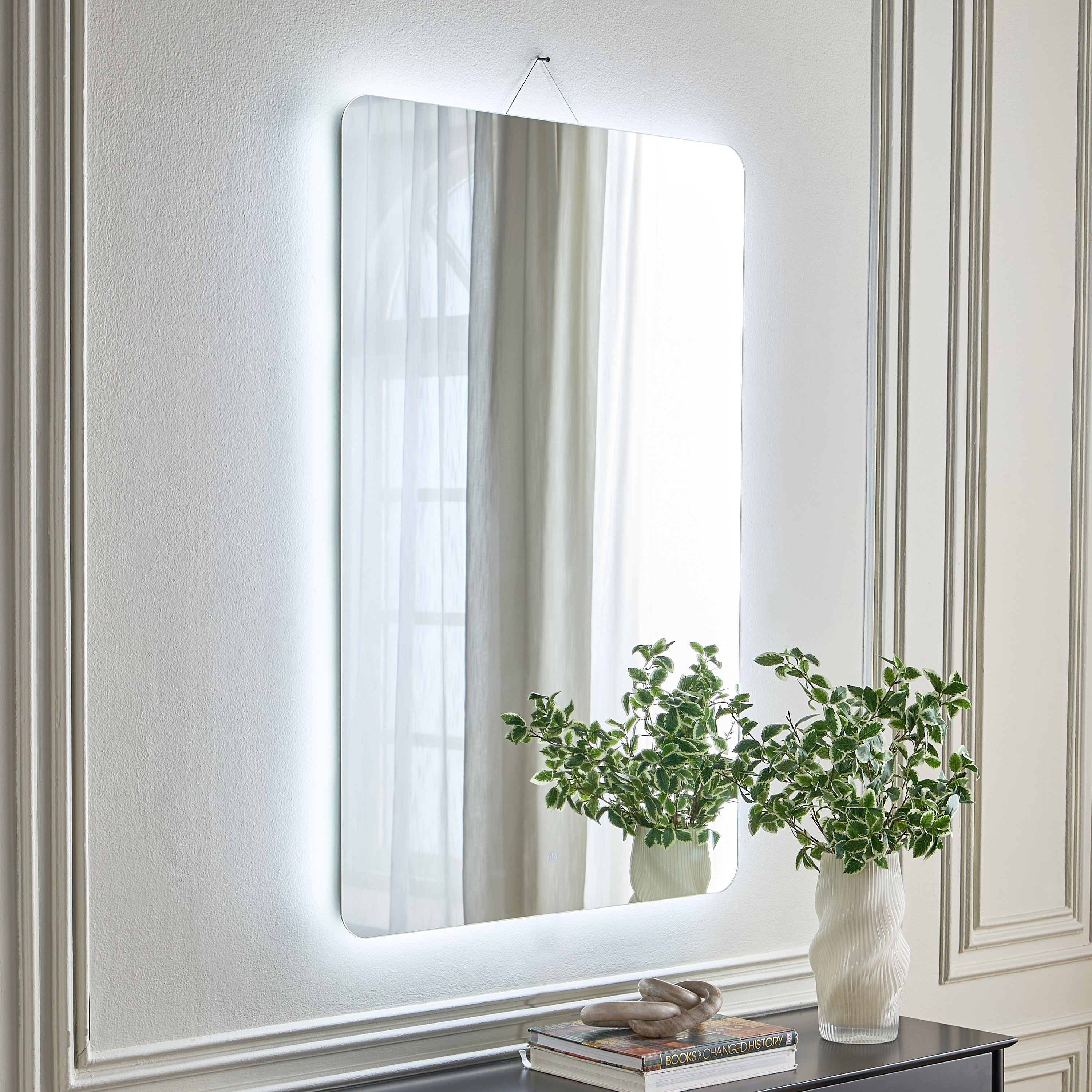 مرآة حائط ليد - هيلس - 120x80 سم-household-walldecorandmirrors-mirrors-wallmirrors-image-2