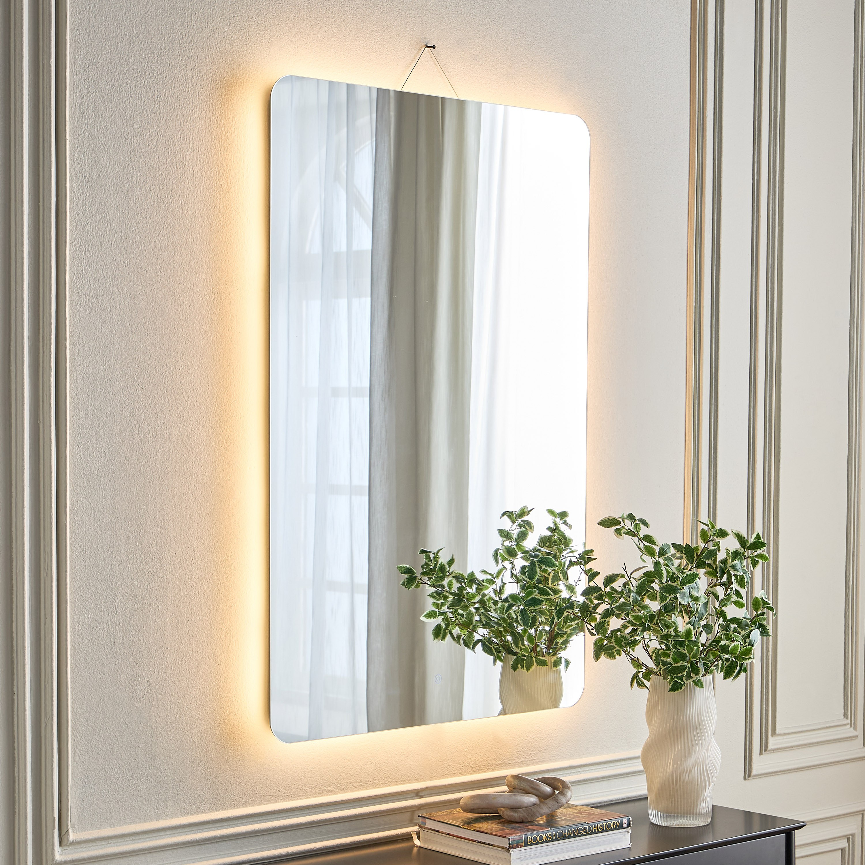 مرآة حائط ليد - هيلس - 120x80 سم-household-walldecorandmirrors-mirrors-wallmirrors-image-3