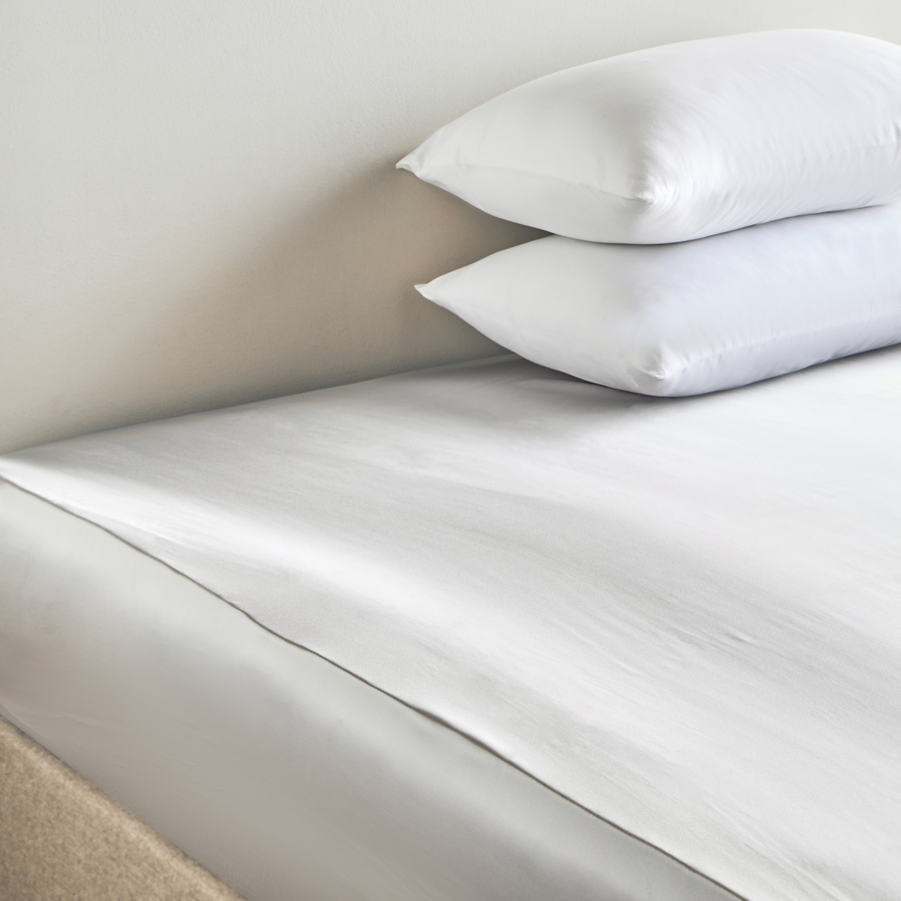 شرشف مطاطي سوبر كينج من حرير التوت - 200x205 سم-household-bedding-sheetsandpillowcases-fittedsheets-image-9