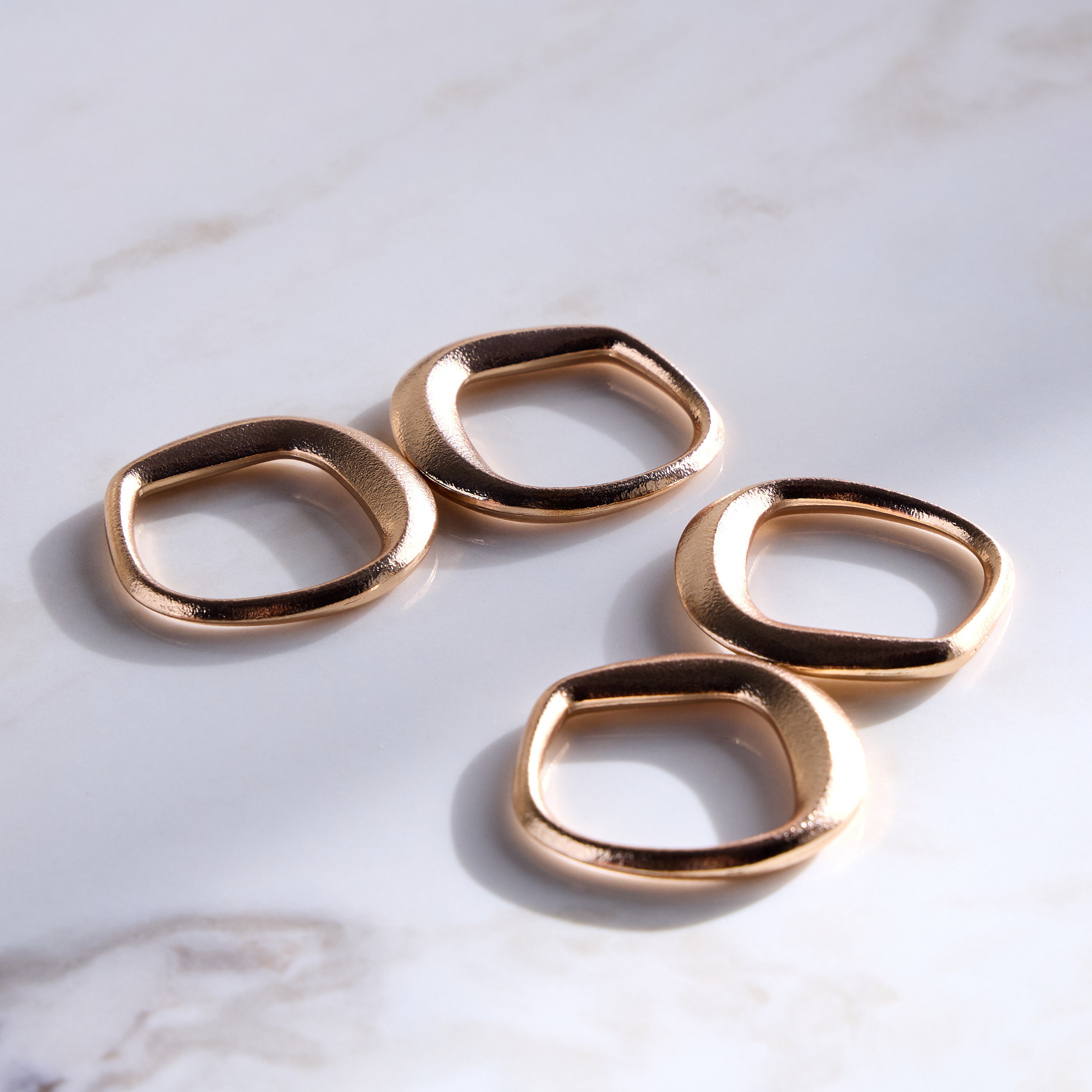 Doree 4-Piece Napkin Ring Set-household-dining-tablelinen-napkinsandaccessories-image-1