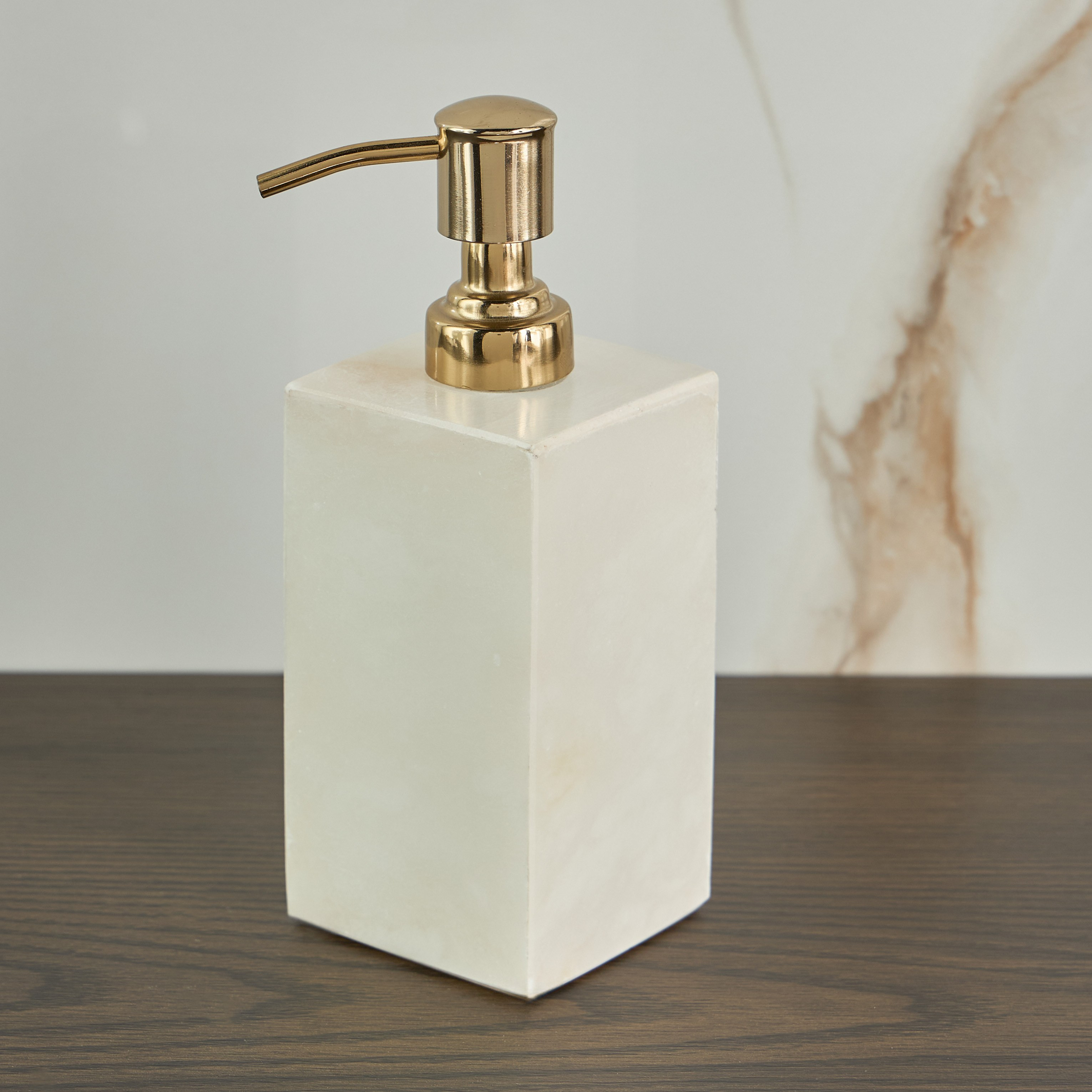 Spanish Alabaster Soap Dispenser-household-bathandlaundry-bathaccessories-soapdishesanddispensers-image-4