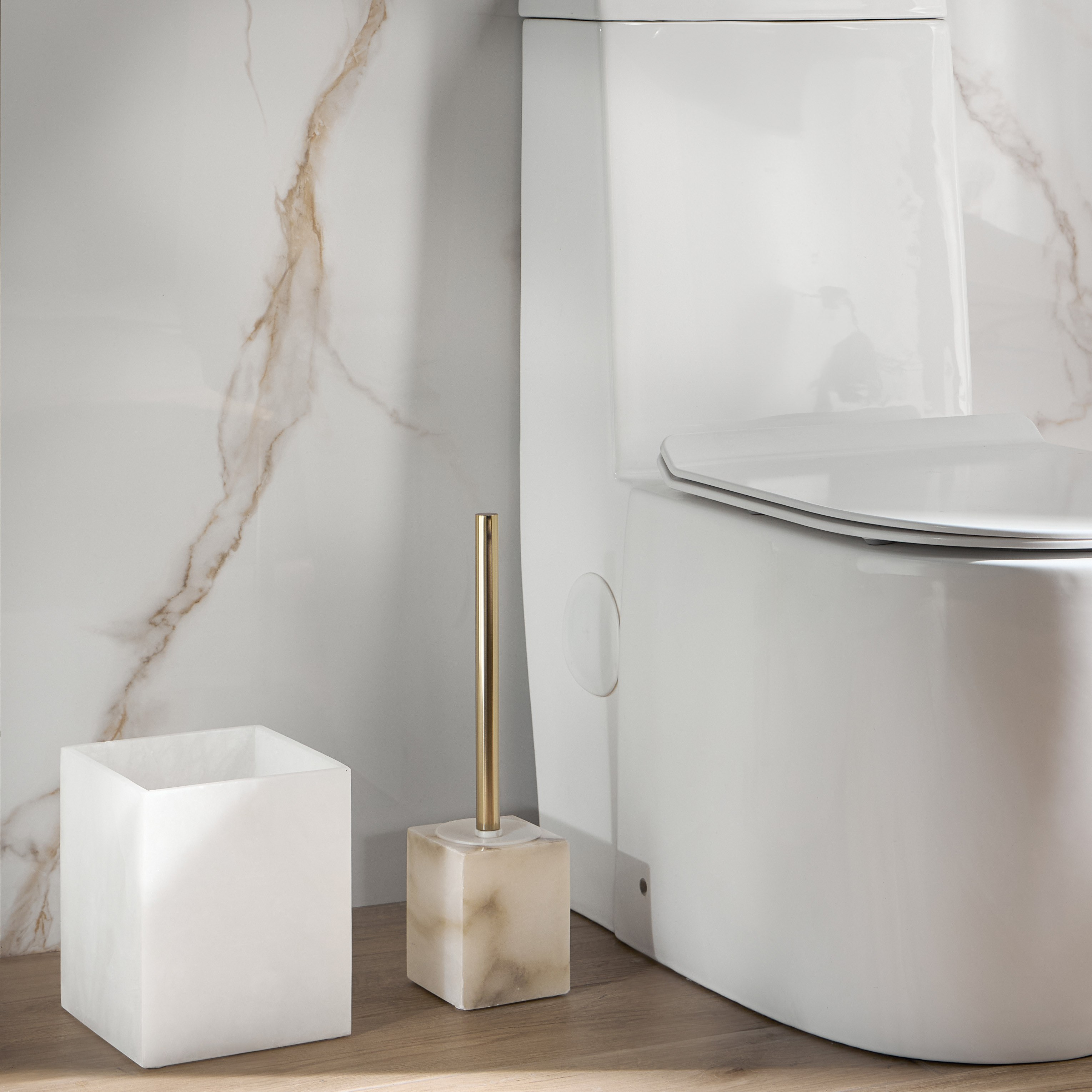 Spanish Alabaster Toilet Brush Holder-household-bathandlaundry-bathaccessories-toiletbrushholders-image-4