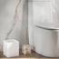 حامل وفرشاة تواليت من حجر المرمر - سبانيش-household-bathandlaundry-bathaccessories-toiletbrushholders-image-1