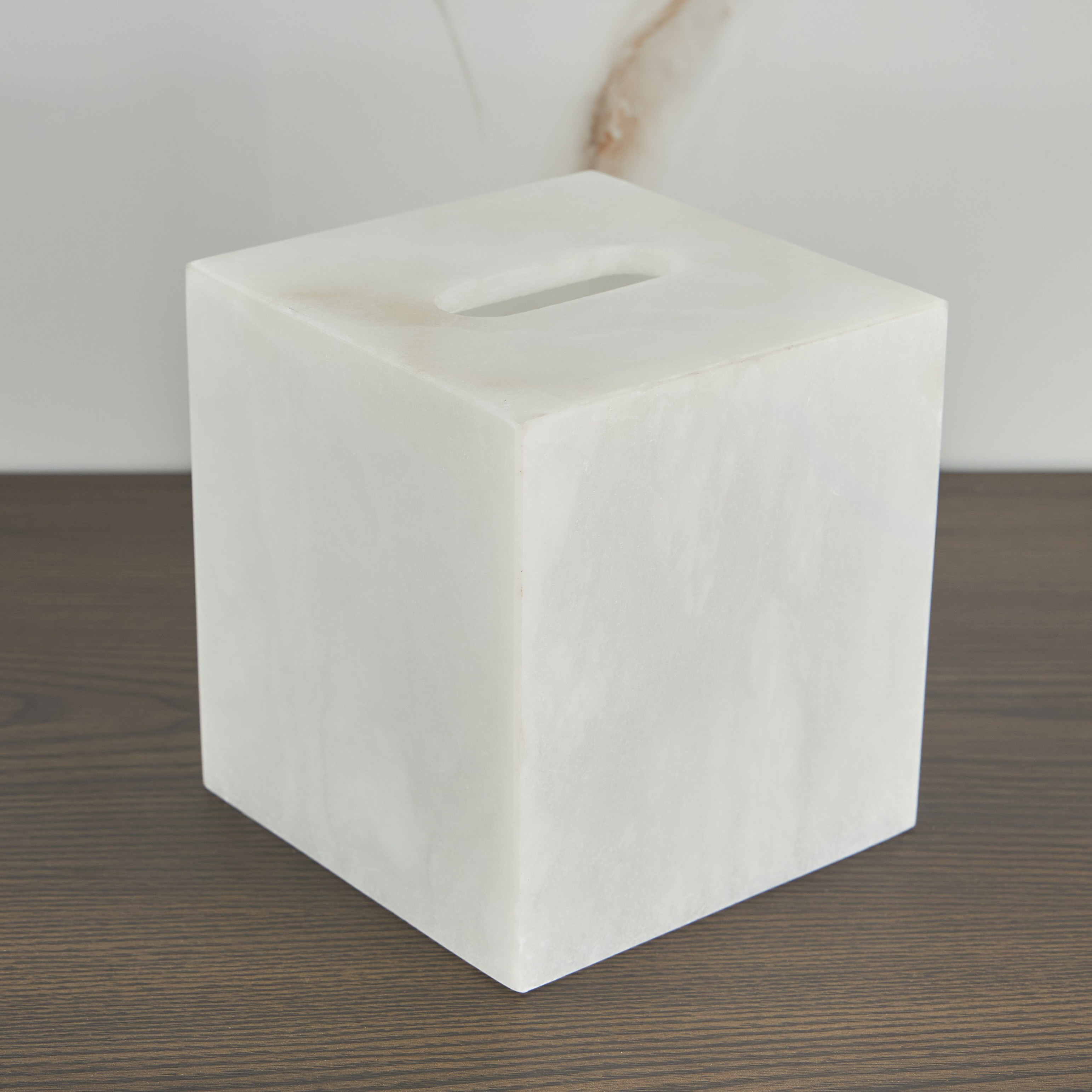 Spanish Alabaster Tissue Box-household-bathandlaundry-bathaccessories-tissueboxesandcottonjars-image-2