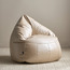 Amari Leatheritte Bean Bag - 81x80 cm-furniture-sofaandseating-ottomansbeanbagsandpoufs-image-1
