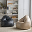 Amari Leatheritte Bean Bag - 81x80 cm-furniture-sofaandseating-ottomansbeanbagsandpoufs-image-14