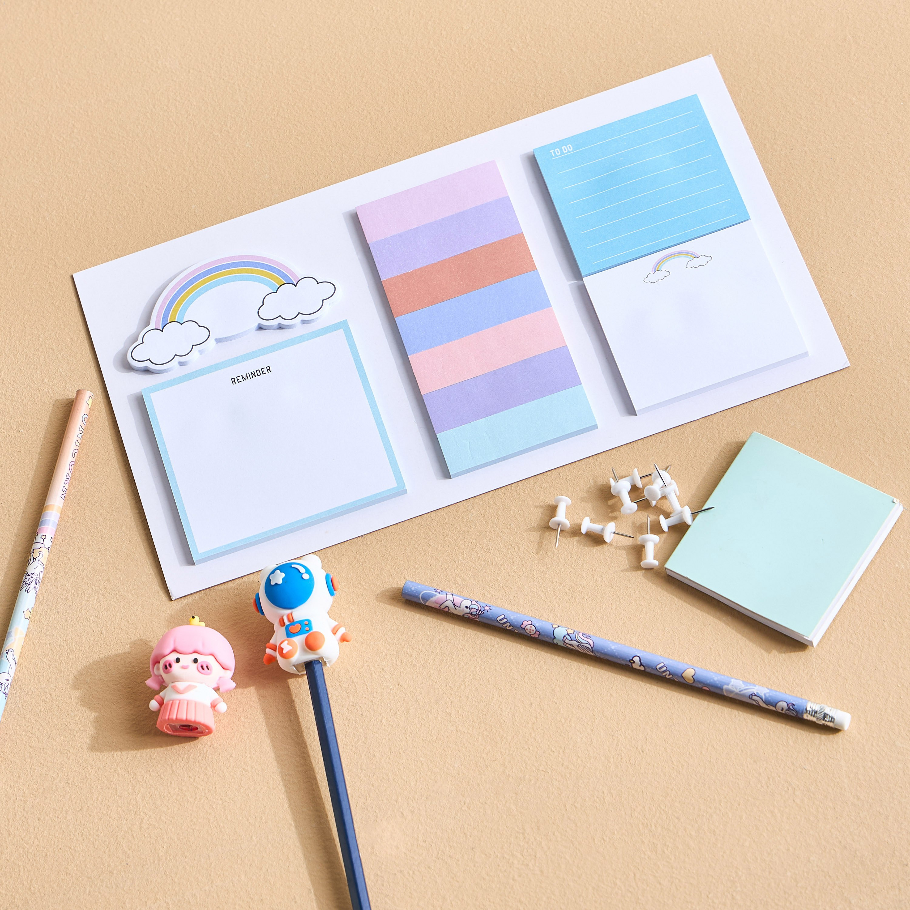 Colourful Sticky Notes Set-babyandkids-schoolessentials-stationery-image-3