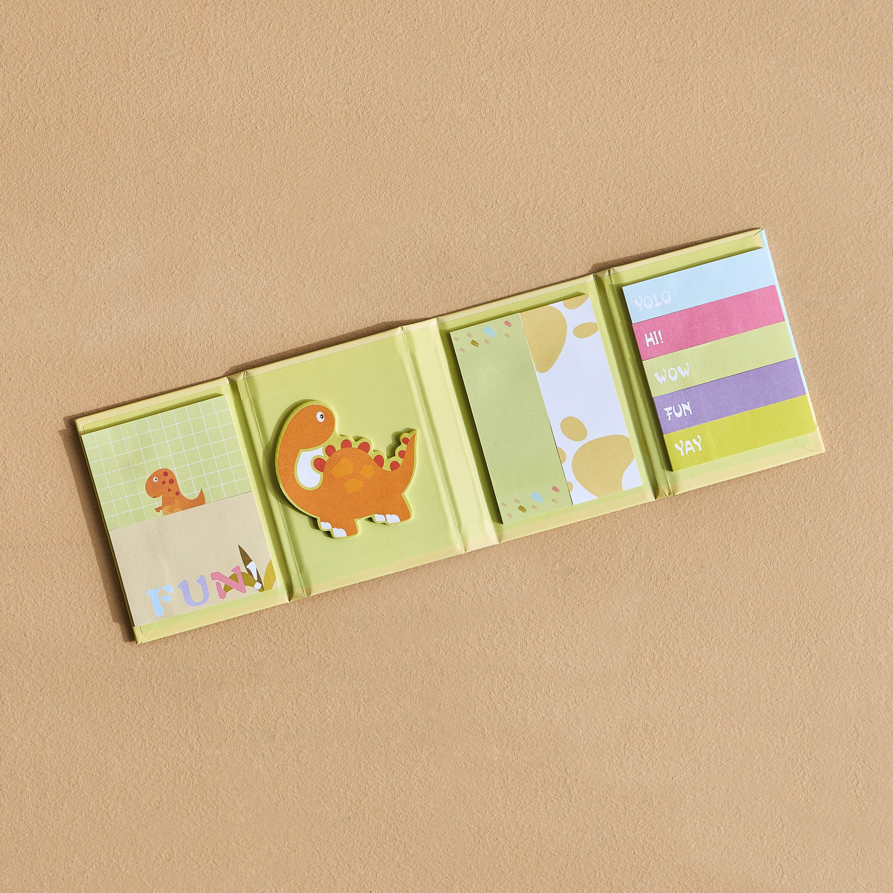 Dinosaur Sticky Notes Set-babyandkids-schoolessentials-stationery-image-1