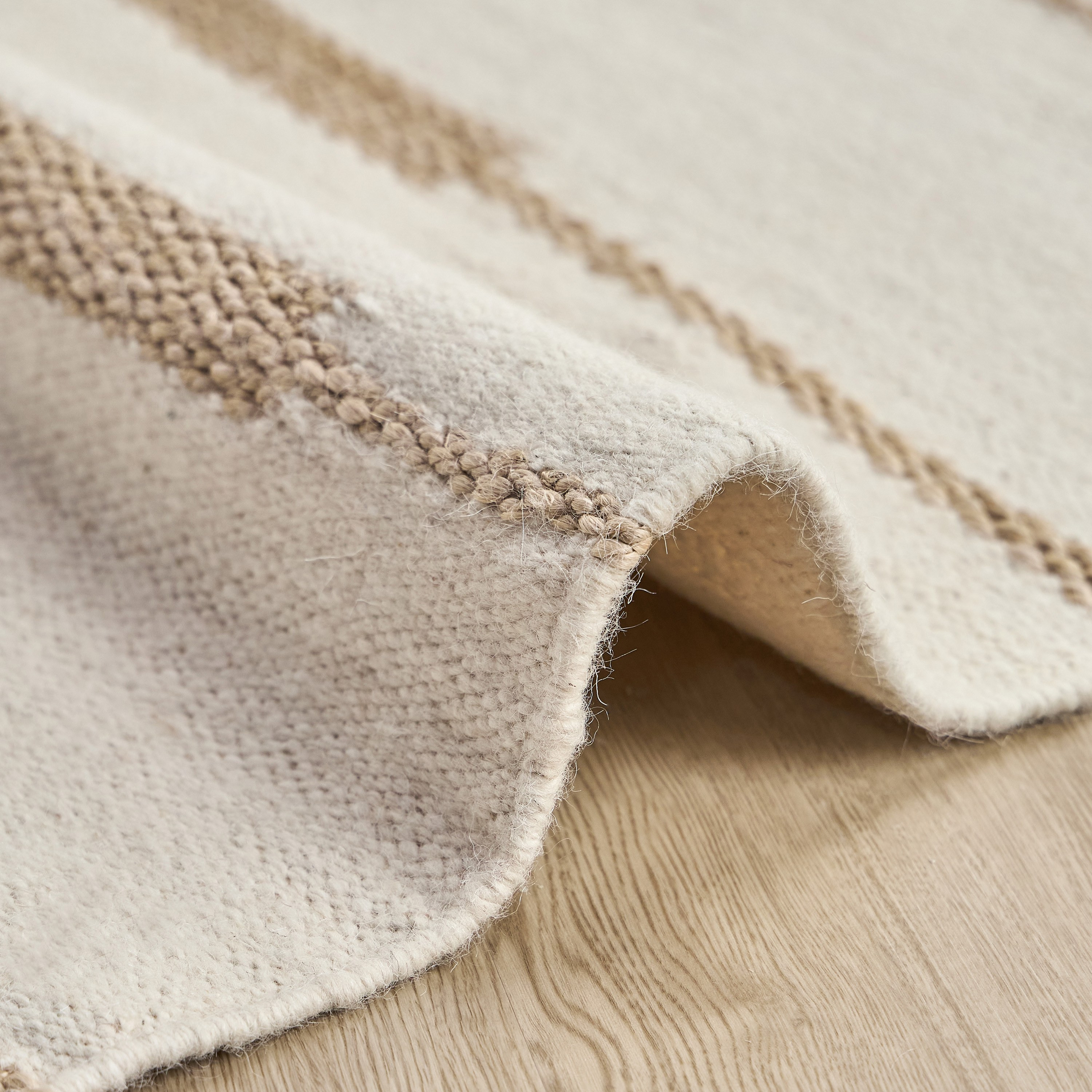 Nicolette Punja Kilim Handmade Woollen Rug - 160x230 cm-household-rugsandcarpets-rugs-image-4