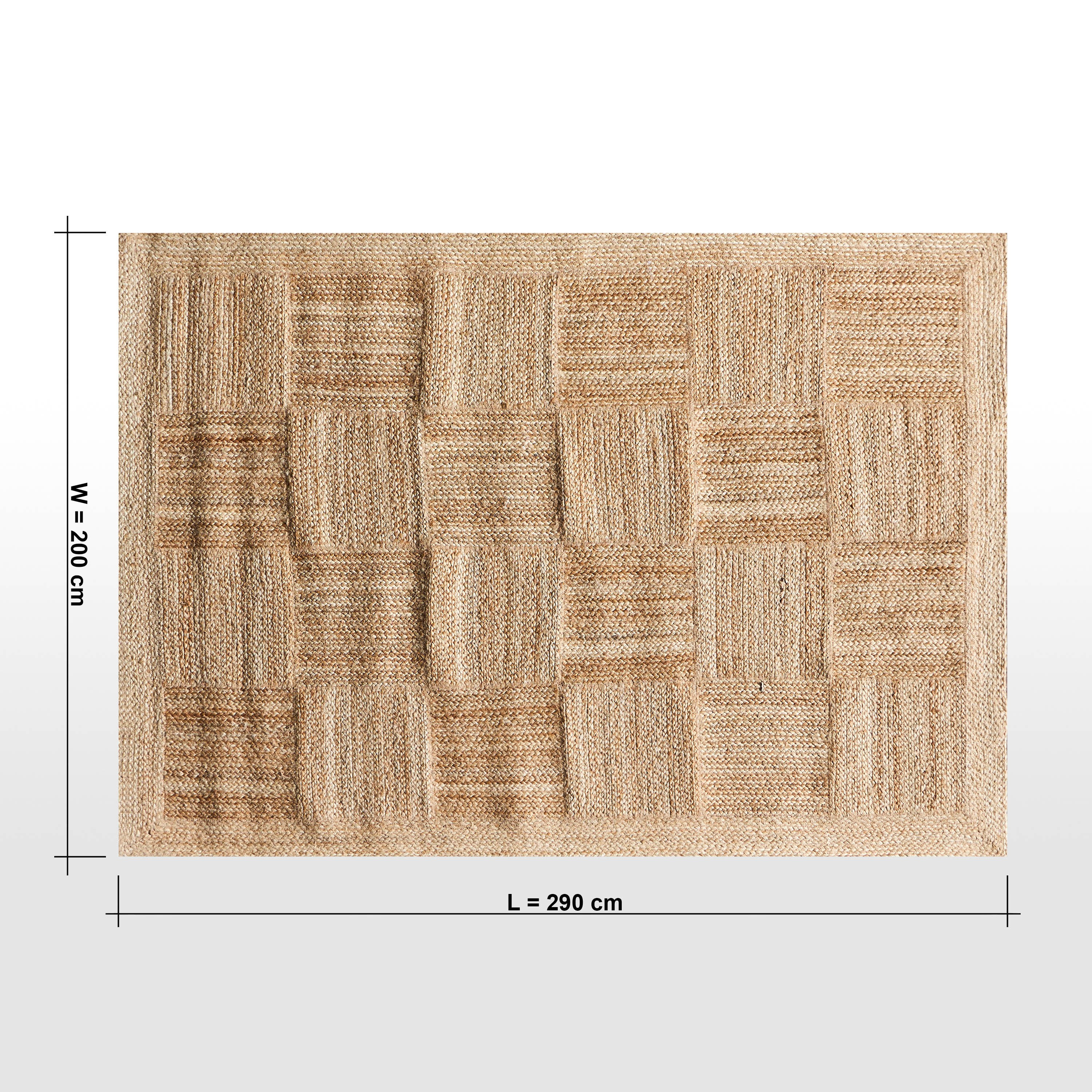 Vesta Handmade Jute Rug - 200x290 cm-household-rugsandcarpets-rugs-image-6