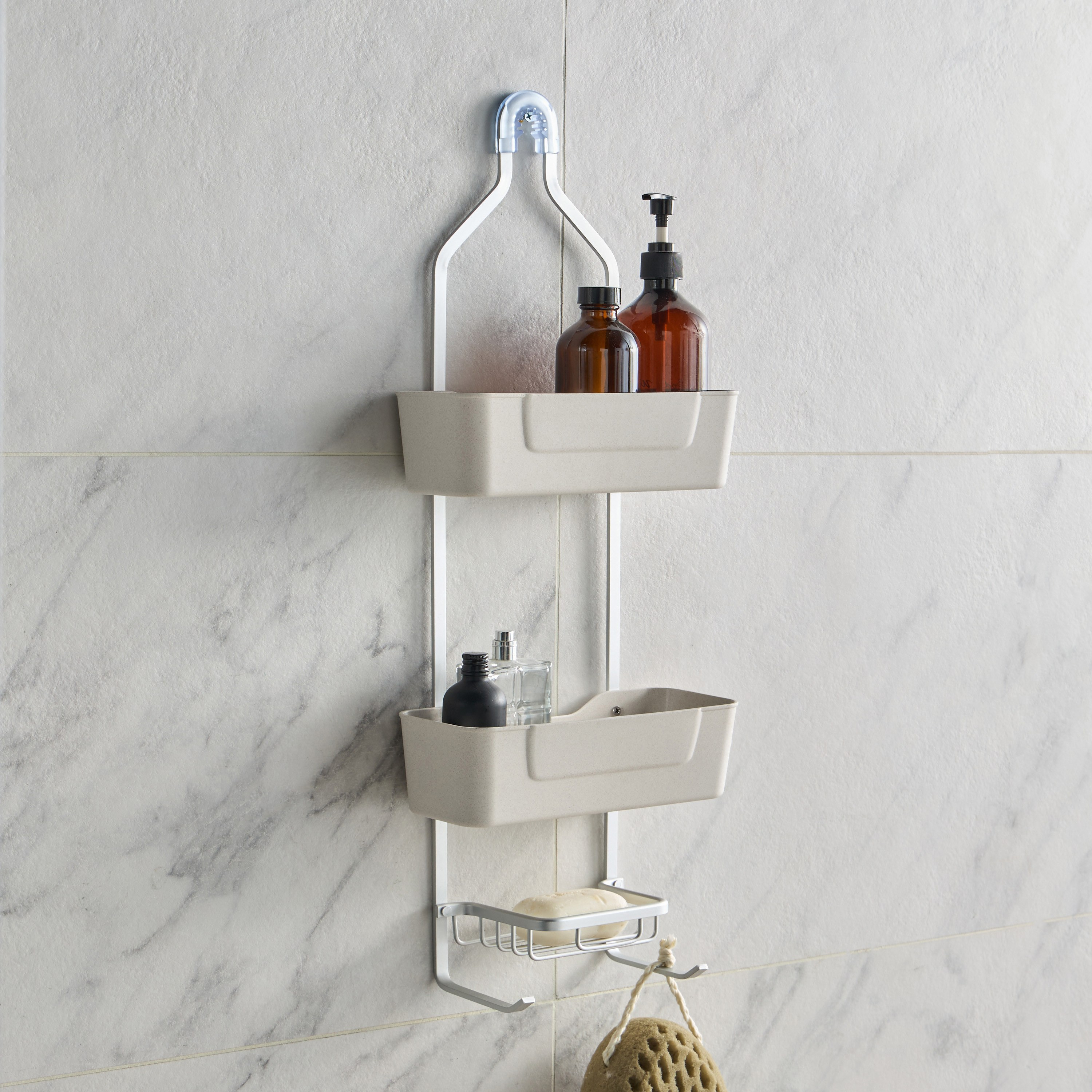 Allen 2-Tier Shower Caddy-household-bathandlaundry-bathroomorganizing-showerfixturesandcaddies-image-1