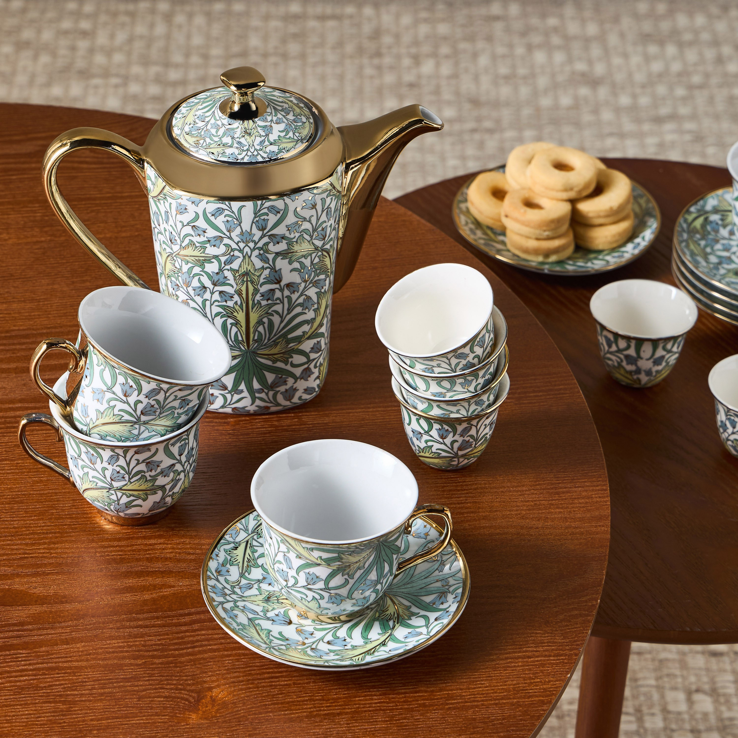 Bella 13-Piece Porcelain Tea Set - 800 ml, Serves 6-household-dining-teaandcoffee-teaandcoffeesets-image-5