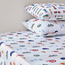 Flags and Cars Cotton 144 Thread count 2-Piece Full Fitted Sheet Set - 120x200cm-babyandkids-beddingandwindows-bedding-fittedandflatsheets-image-3