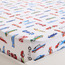 Flags and Cars Cotton 144 Thread Count 2-Piece Single Fitted Sheet Set - 90x200 cm-babyandkids-beddingandwindows-bedding-fittedandflatsheets-image-2