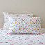 طقم شرشف مطاطي قطن بطبعات أزهار وفراشات قطعتين 144 خيط - 120x200 سم-babyandkids-beddingandwindows-bedding-fittedandflatsheets-image-4
